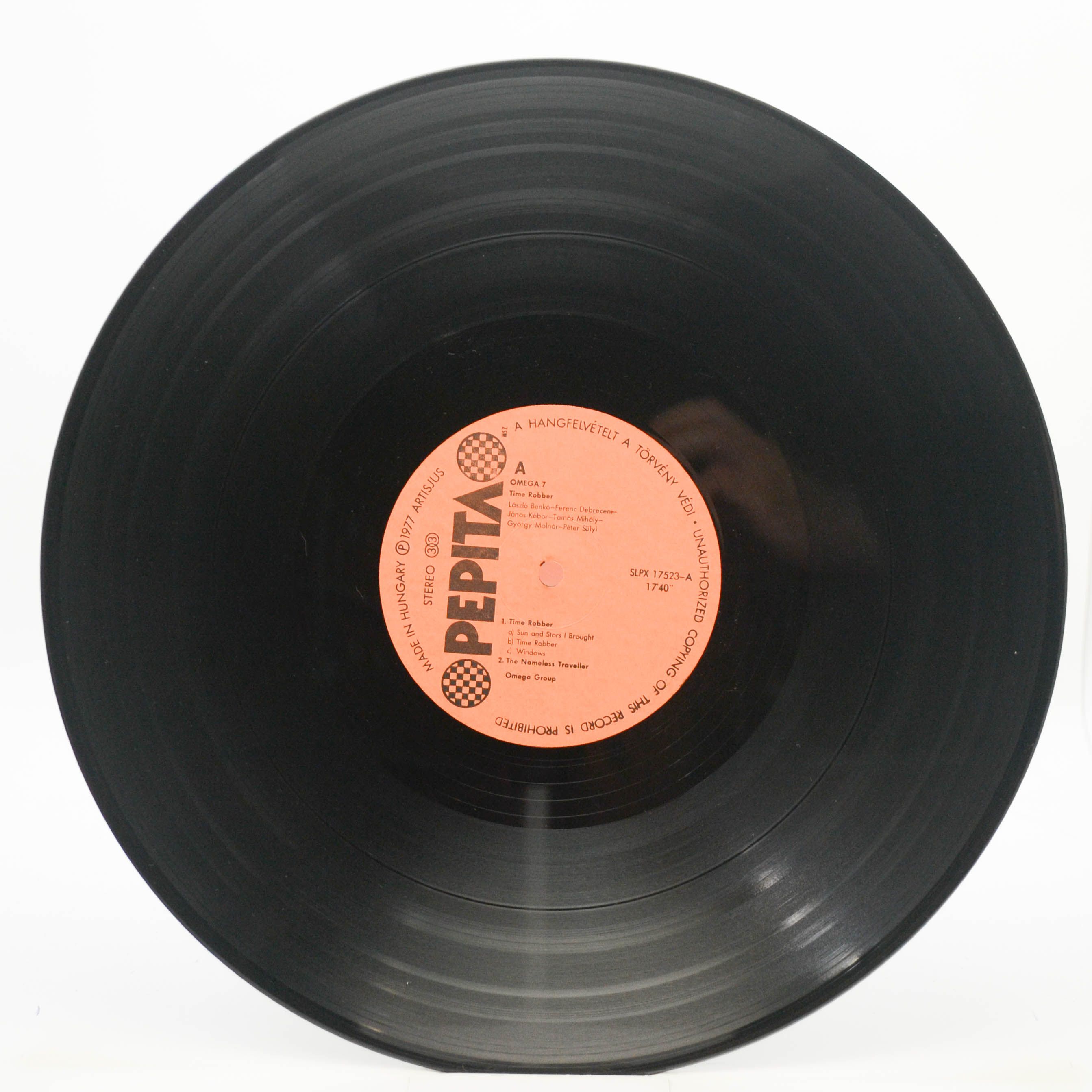 Виниловая пластинка Omega — Omega 7: Időrabló (1-st, Hungary), 1977