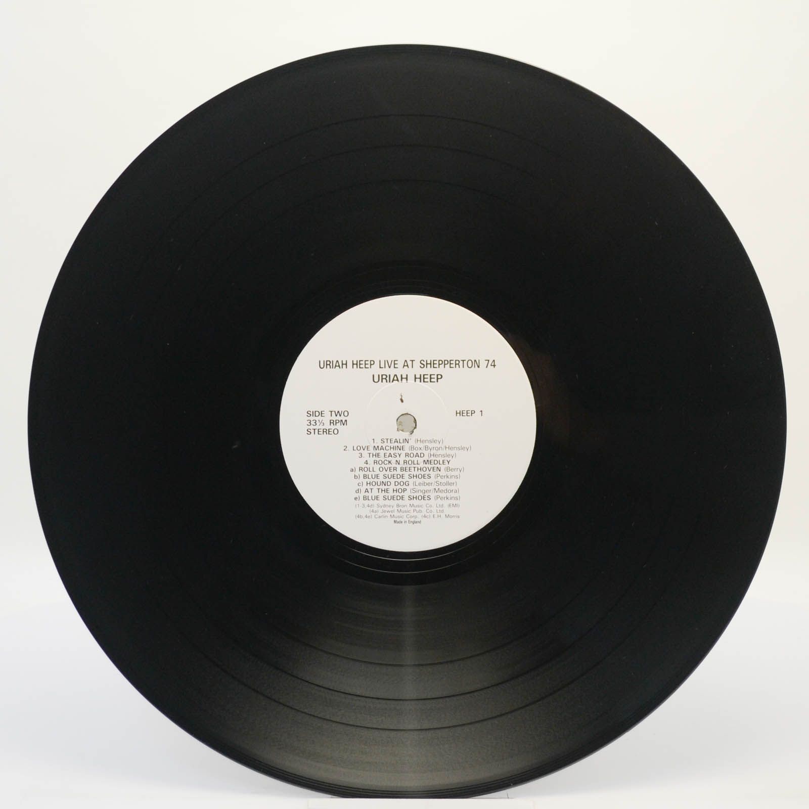 Uriah Heep — Live At Shepperton '74 (UK), 1986