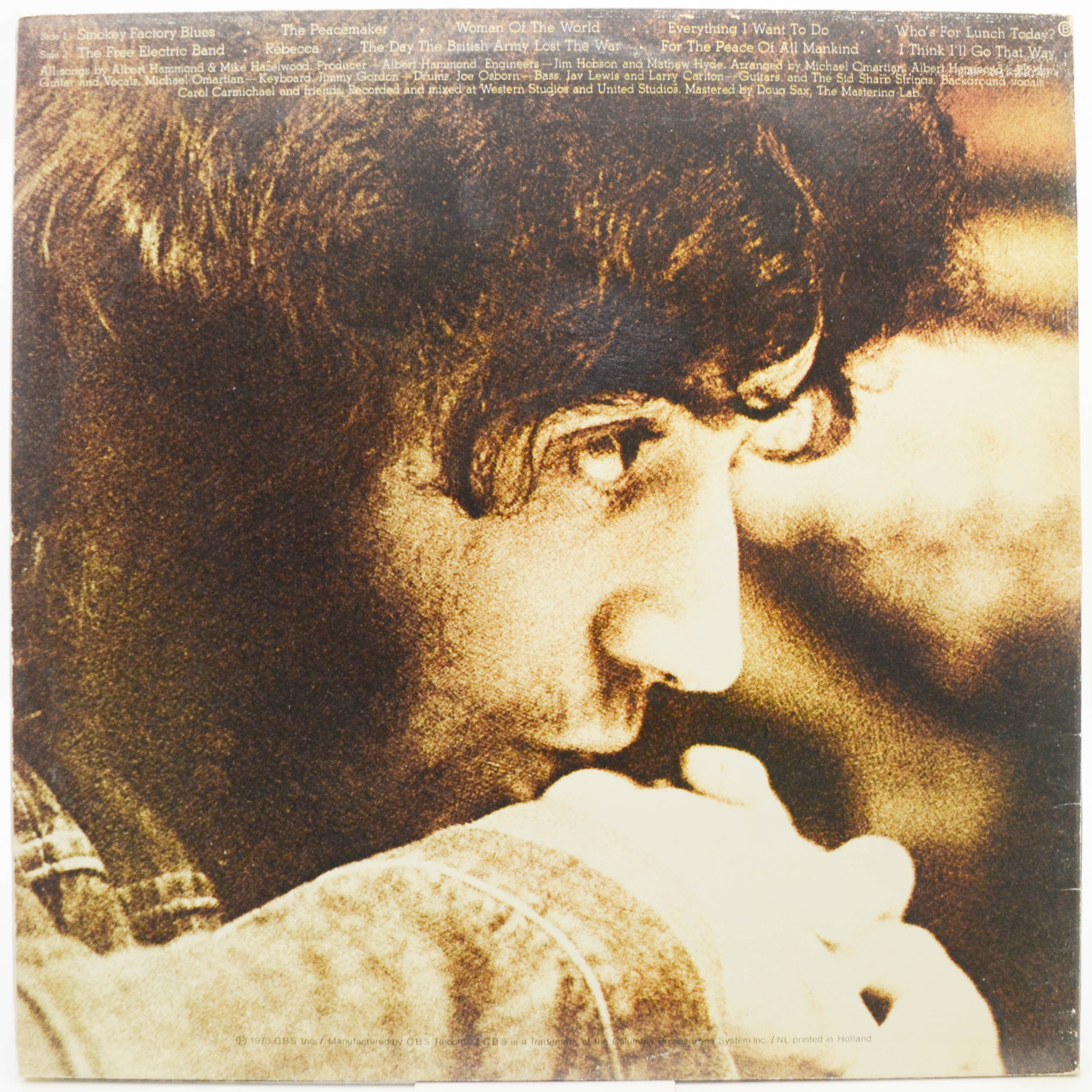 Виниловая пластинка Albert Hammond — The Free Electric Band, 1973