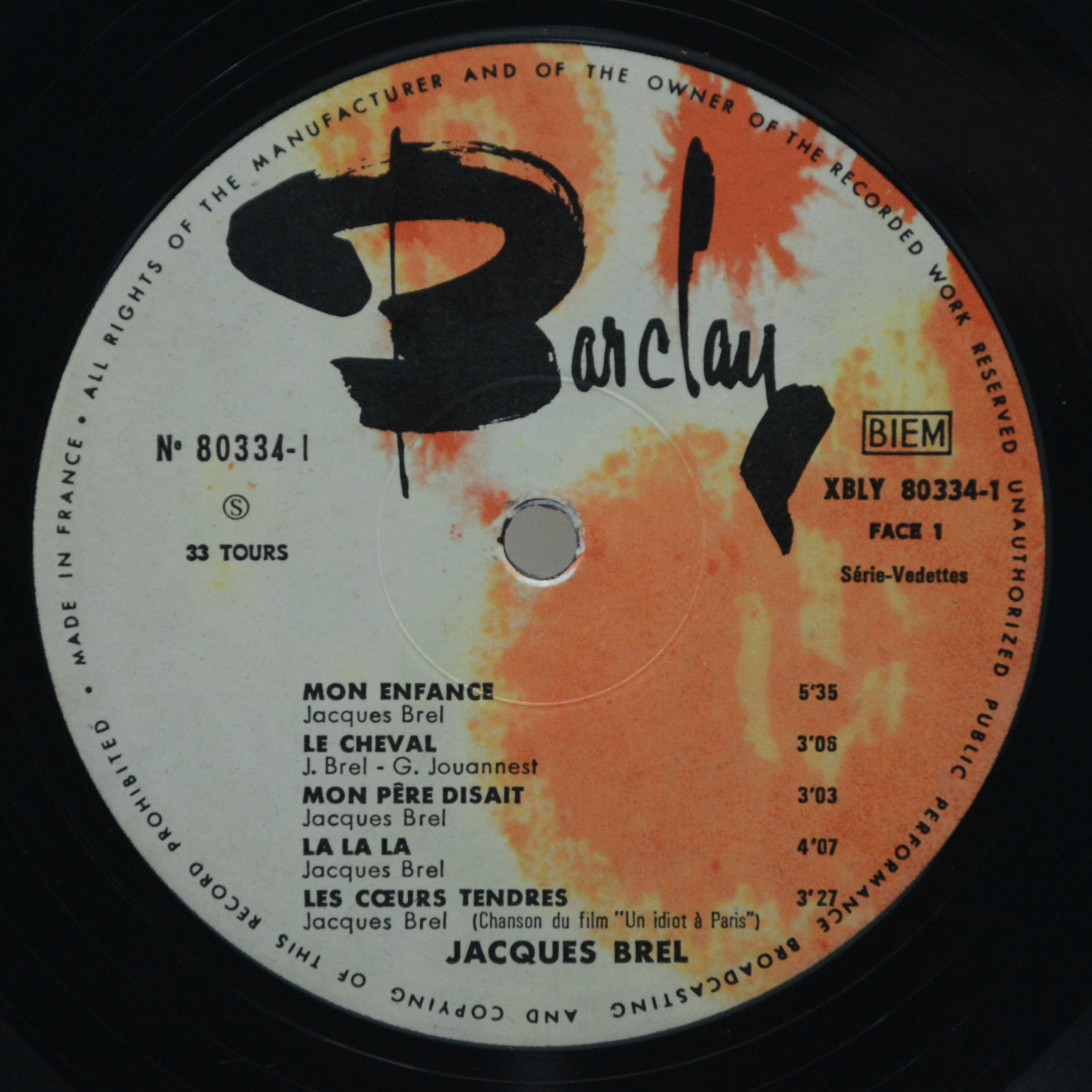 Jacques Brel — Jacques Brel 67 (1-st, France), 1967