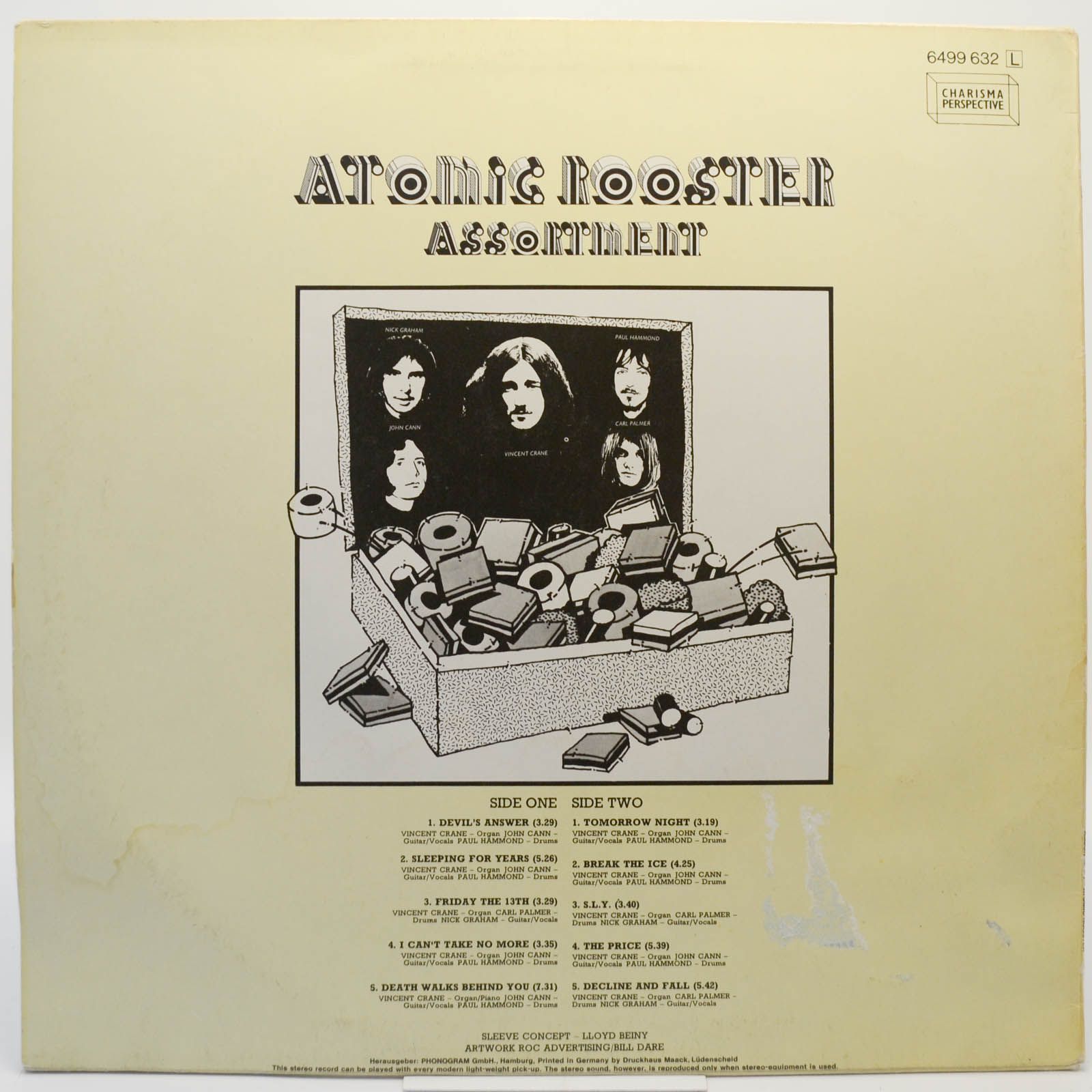 Виниловая пластинка Atomic Rooster — Assortment, 1974