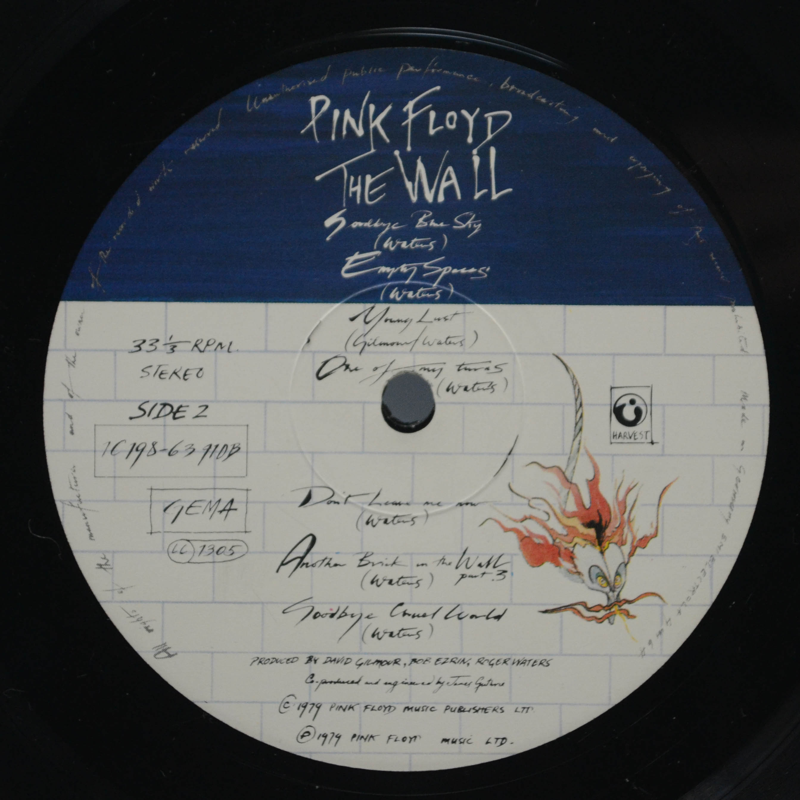 Виниловая пластинка Pink Floyd — The Wall (2LP), 1979