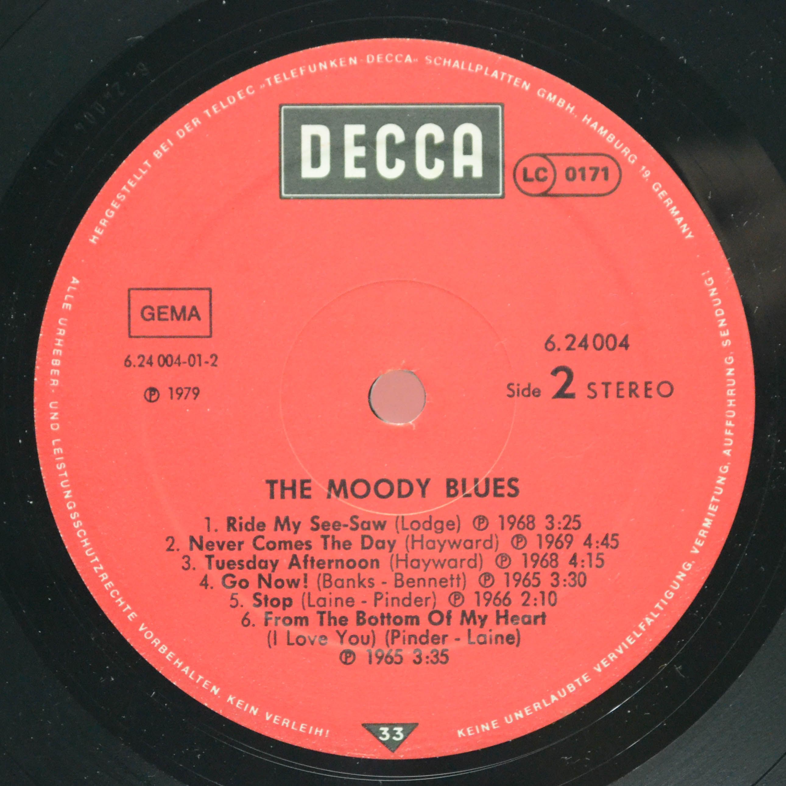 Виниловая пластинка Moody Blues — The Moody Blues, 1979