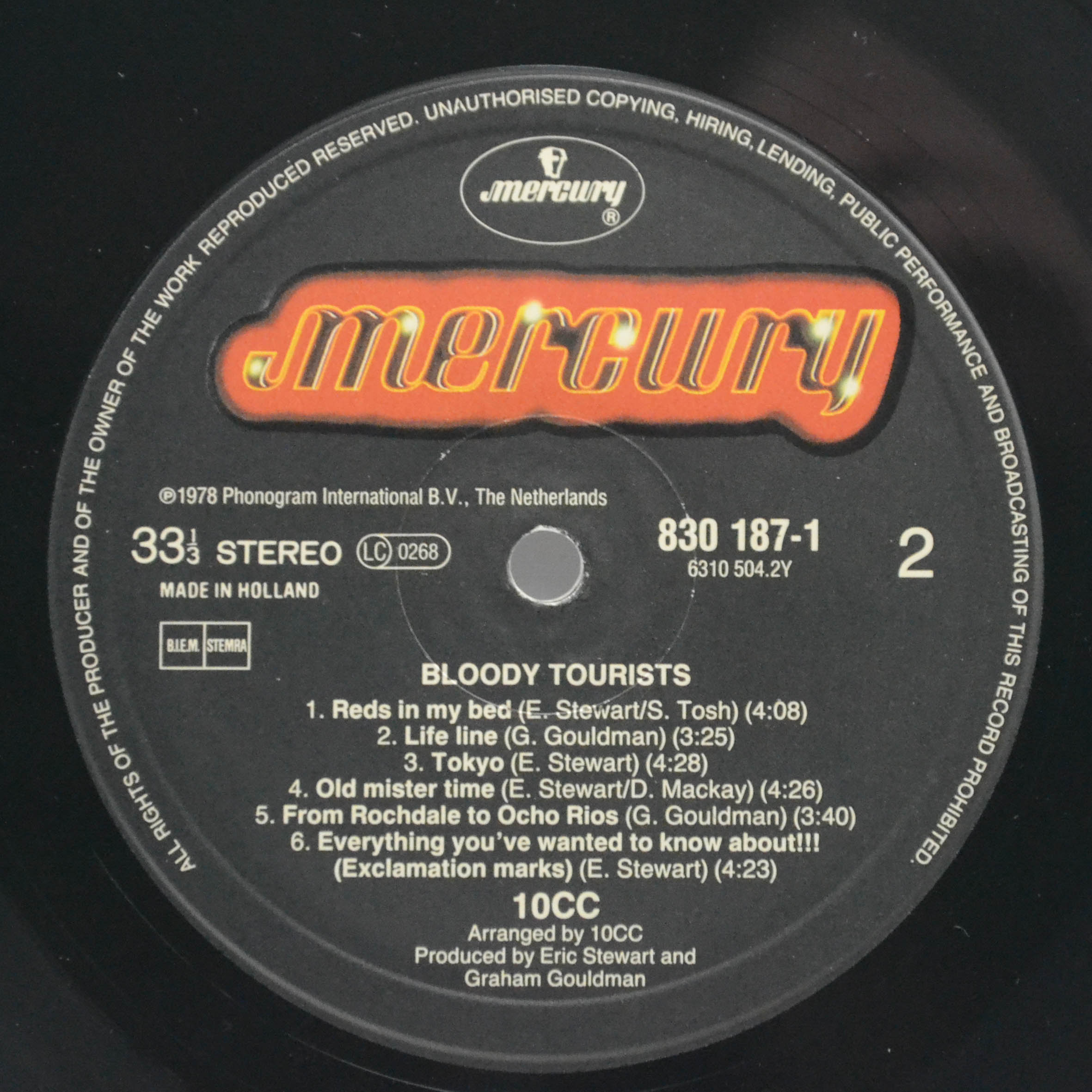 Виниловая пластинка 10cc — 2 Great Pop Classics (2LP), 1987