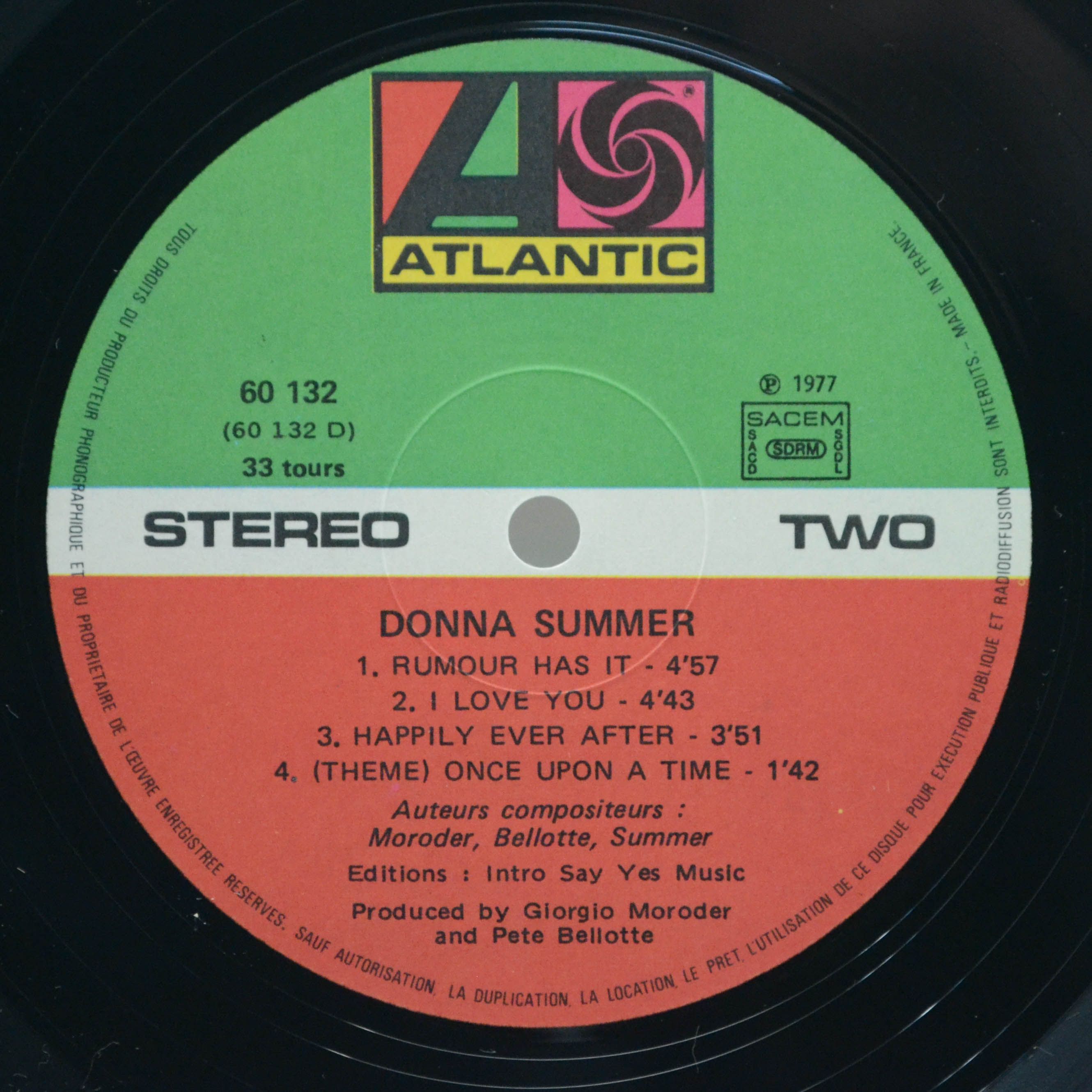 Виниловая пластинка Donna Summer — Once Upon A Time... (2LP), 1977