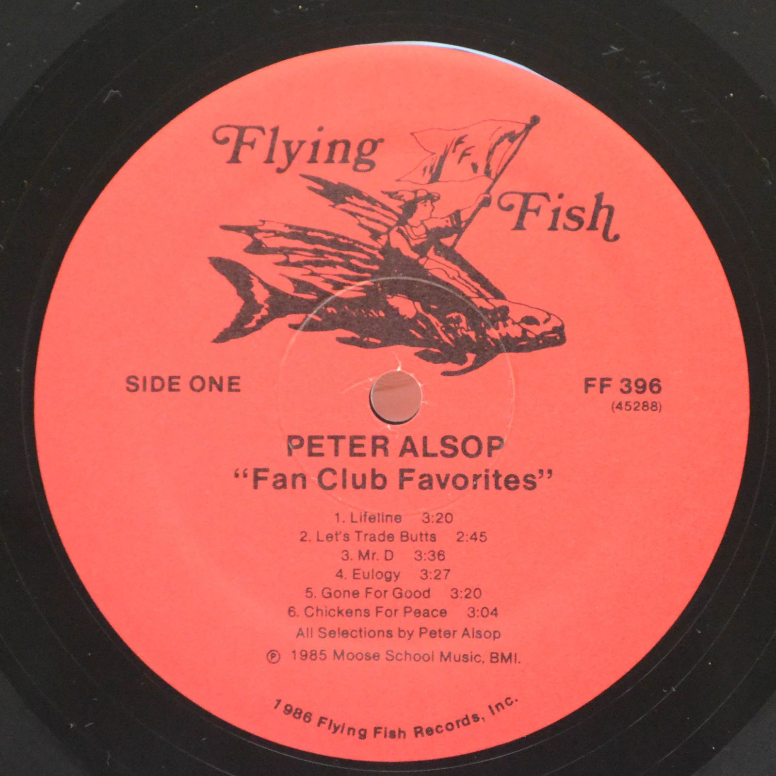 Виниловая пластинка Peter Alsop — Fan Club Favorites, 1986