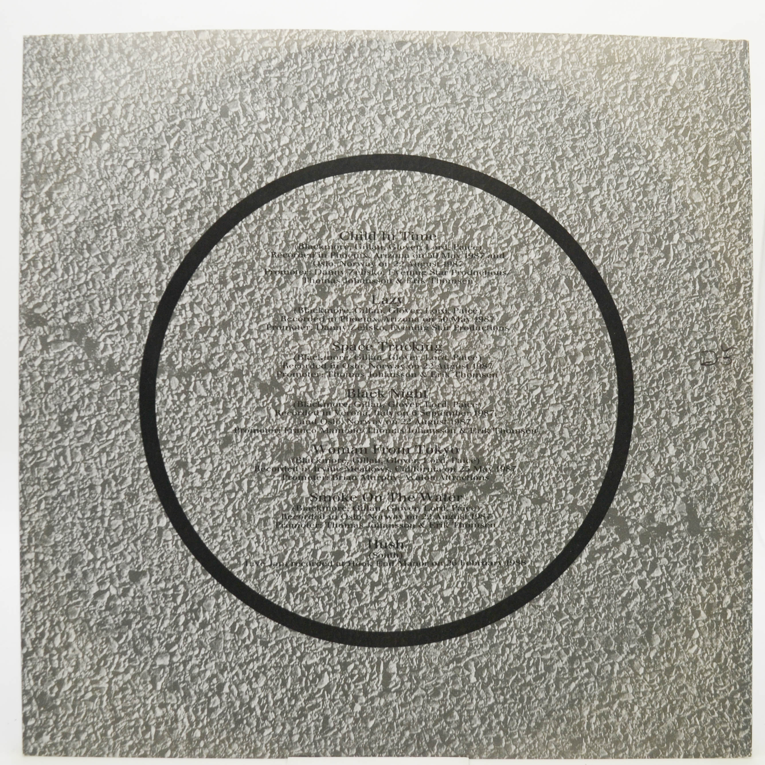 Deep Purple — Nobody's Perfect (2LP), 1988