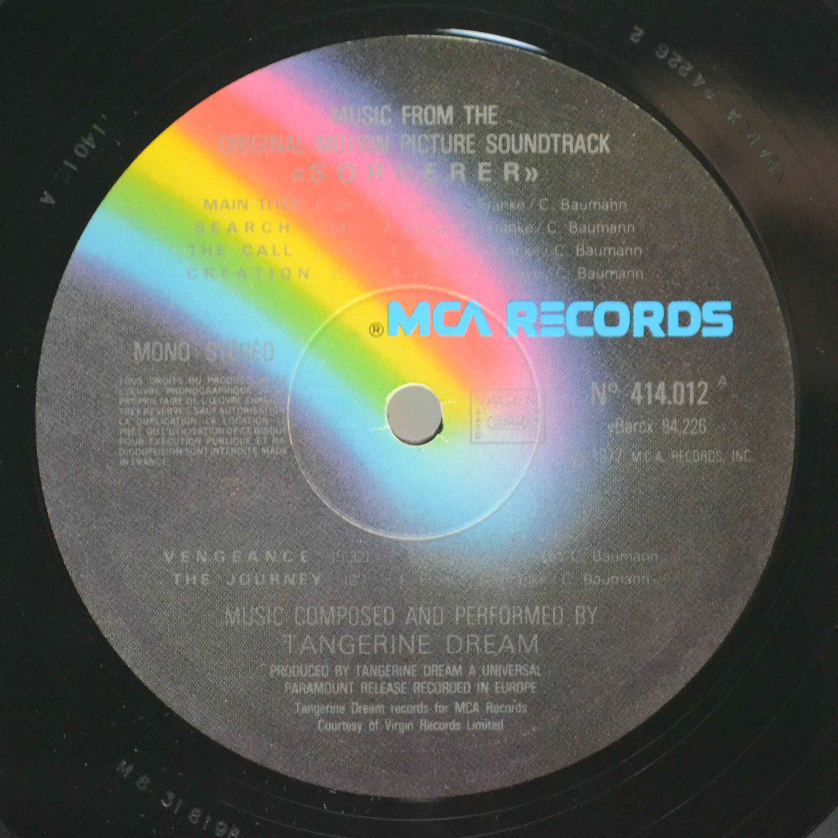 Tangerine Dream — Sorcerer, 1977