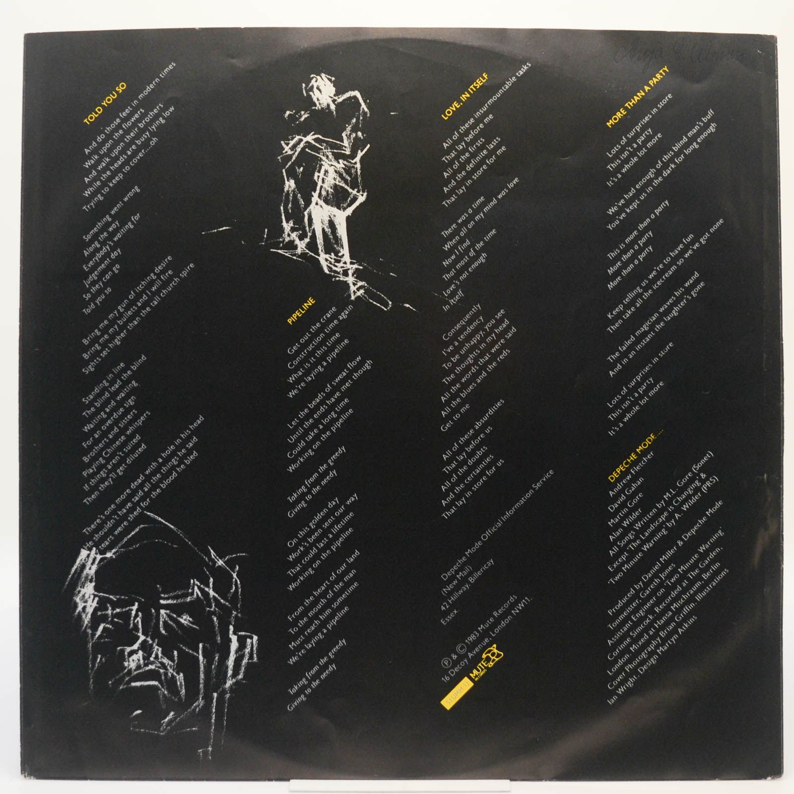 Depeche Mode — Construction Time Again, 1983