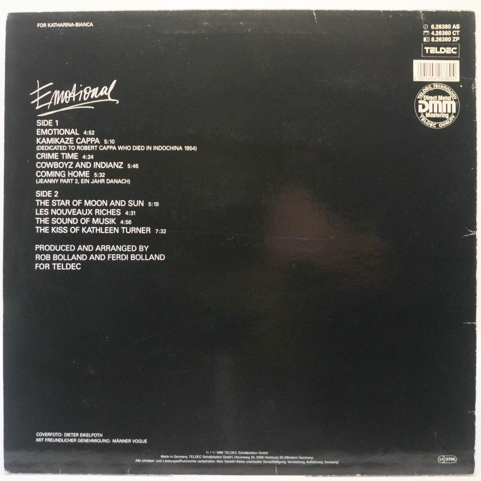 Falco — Emotional, 1986