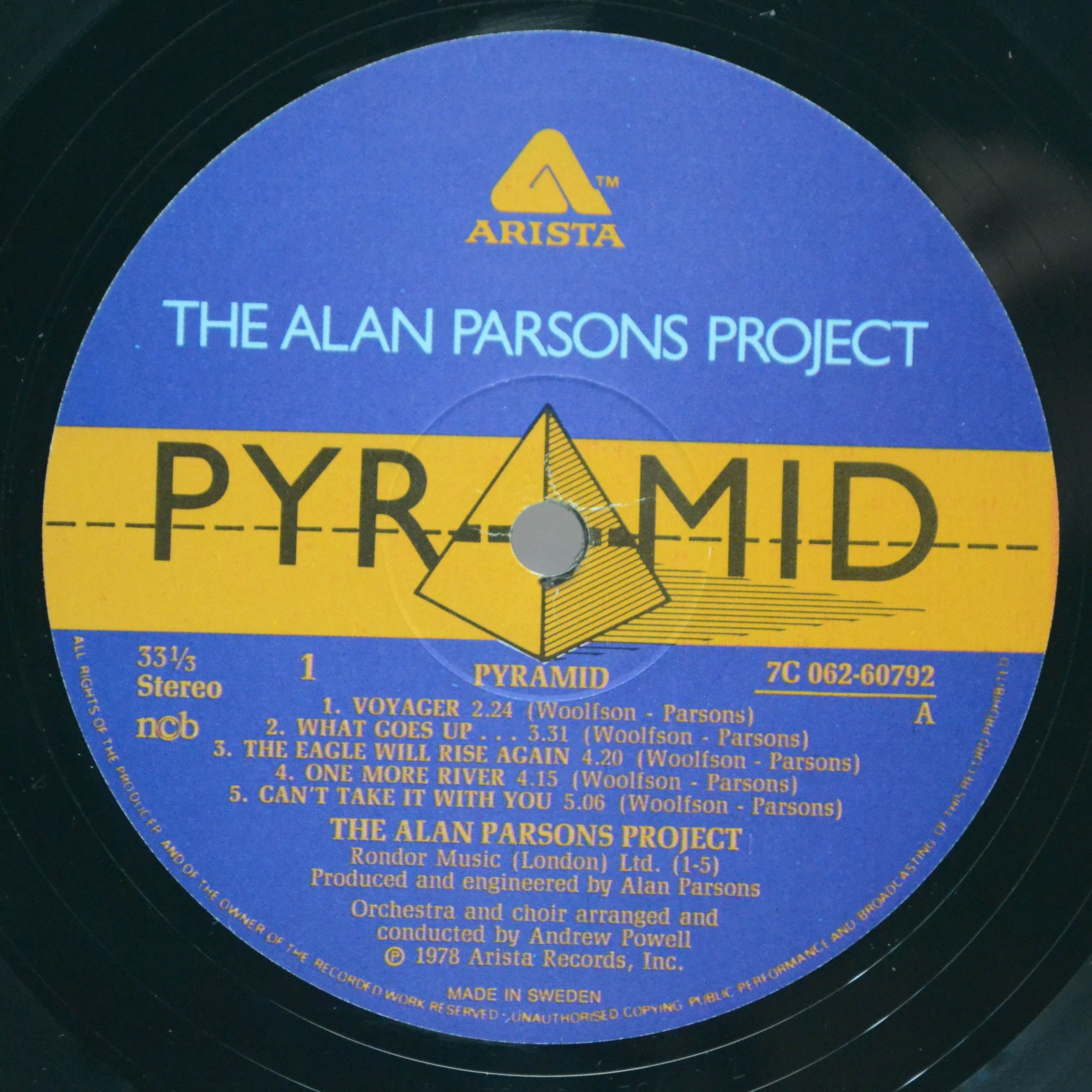 Виниловая пластинка Alan Parsons Project — Pyramid, 1978