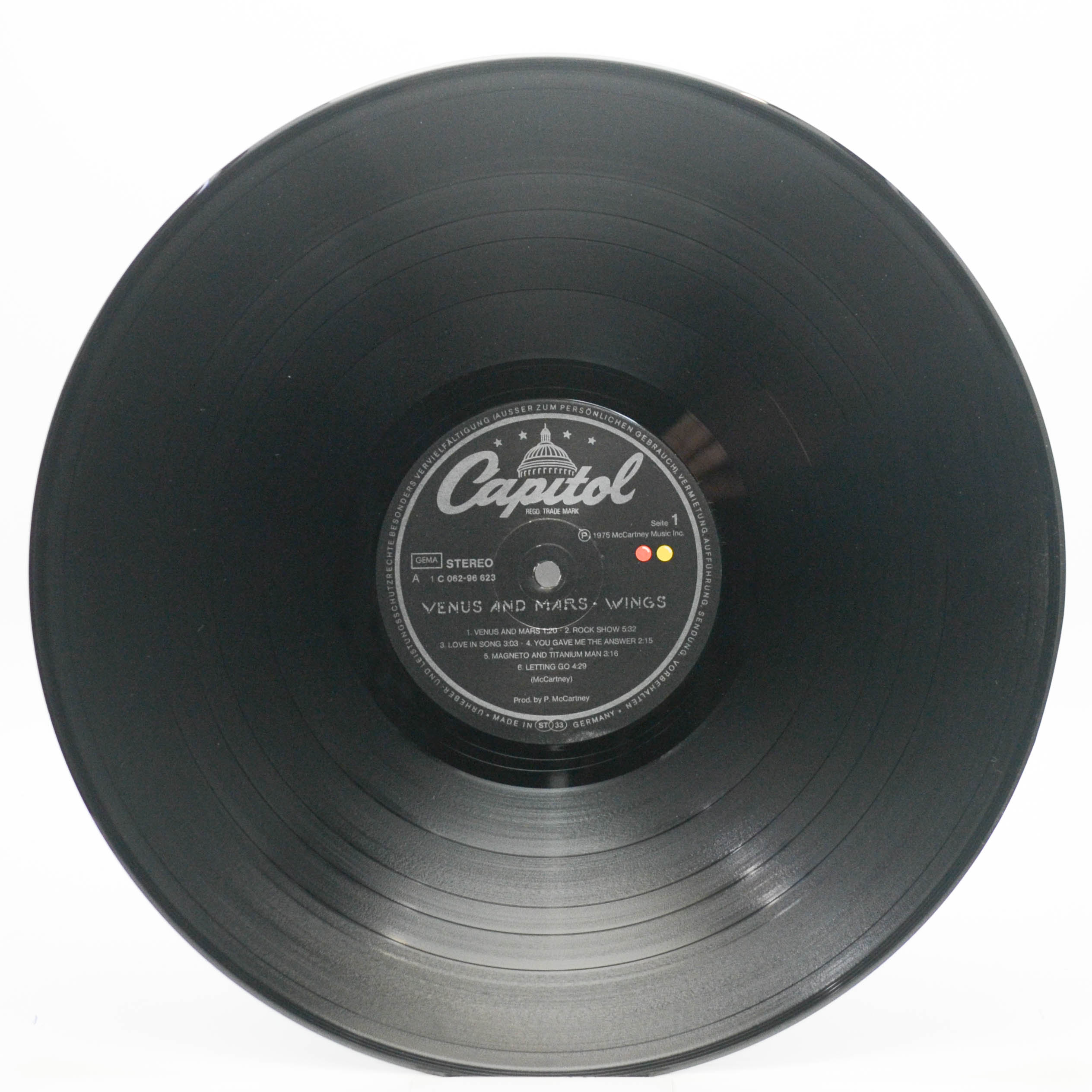 Wings — Venus And Mars (2 posters, 2 stickers), 1975