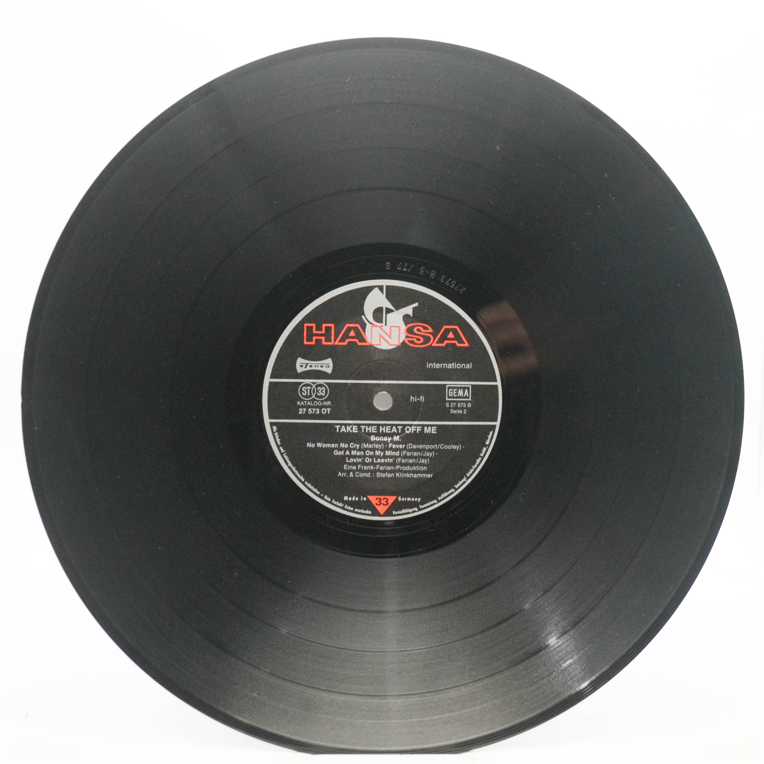 Boney M. — Take The Heat Off Me, 1976