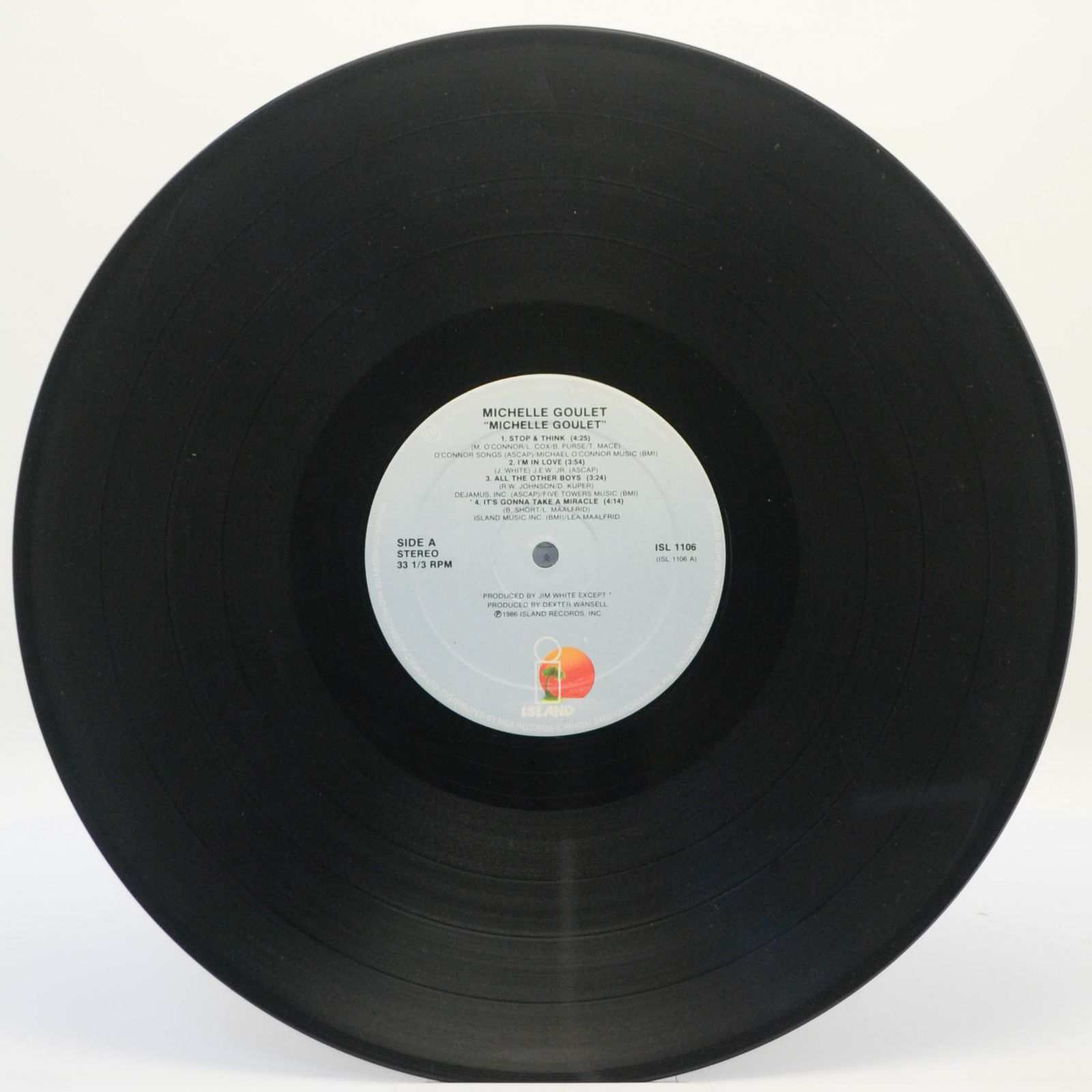 Виниловая пластинка Michelle Goulet — Michelle Goulet, 1986