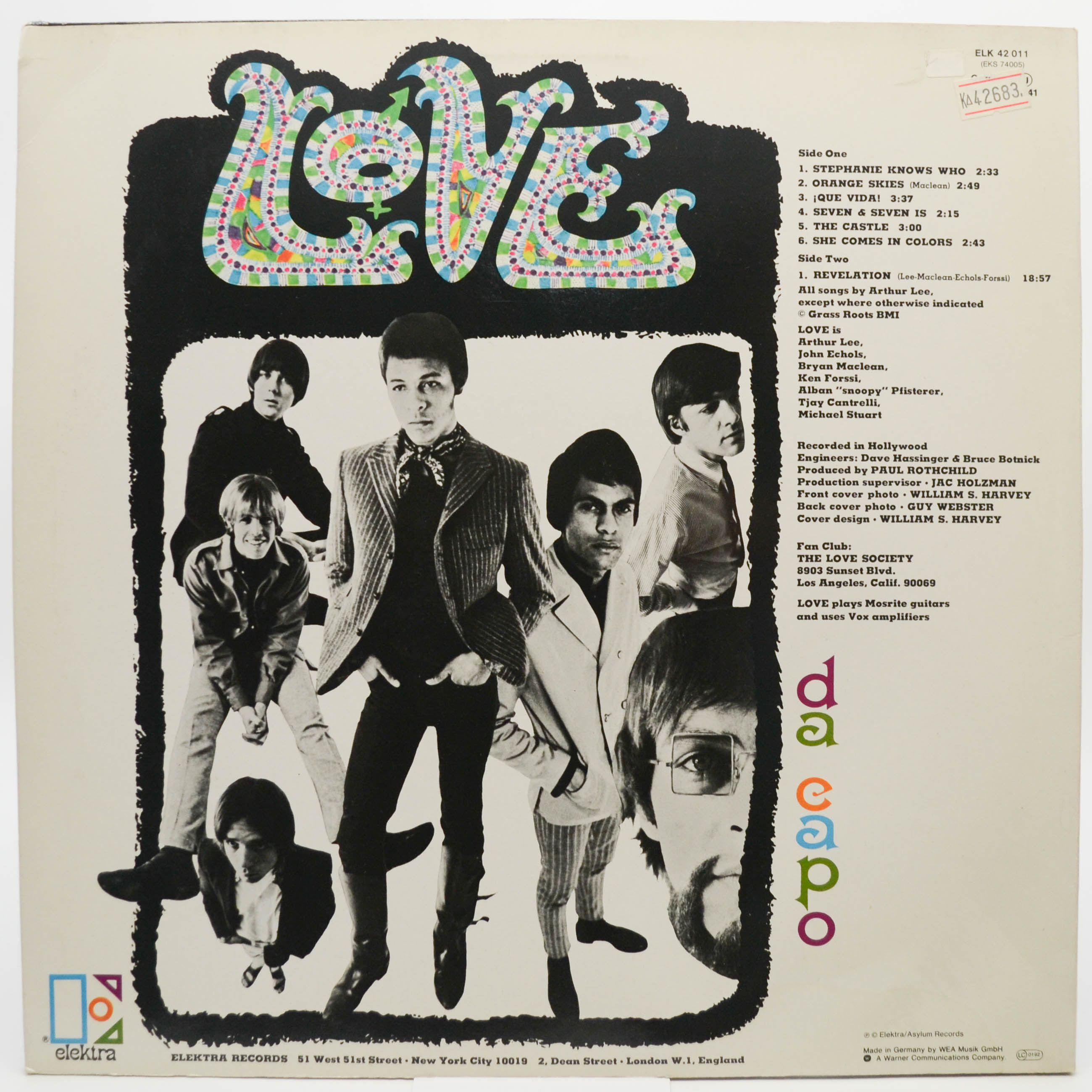 Love — Da Capo, 1966
