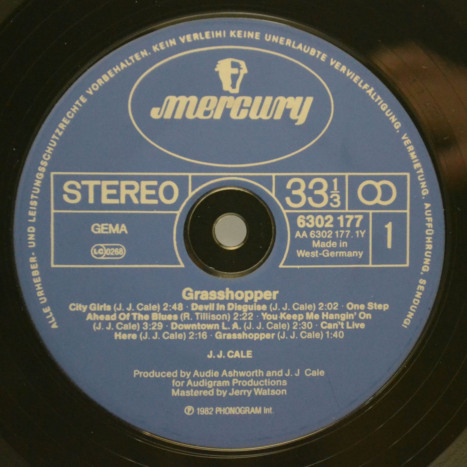 J.J. Cale — Grasshopper, 1982