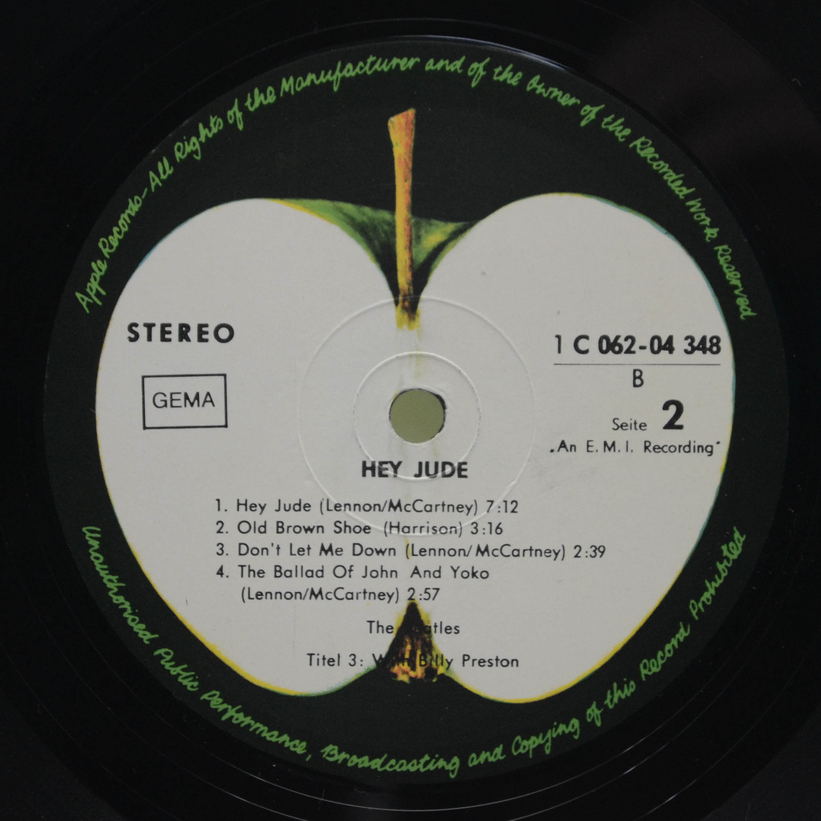 Beatles — Hey Jude, 1970