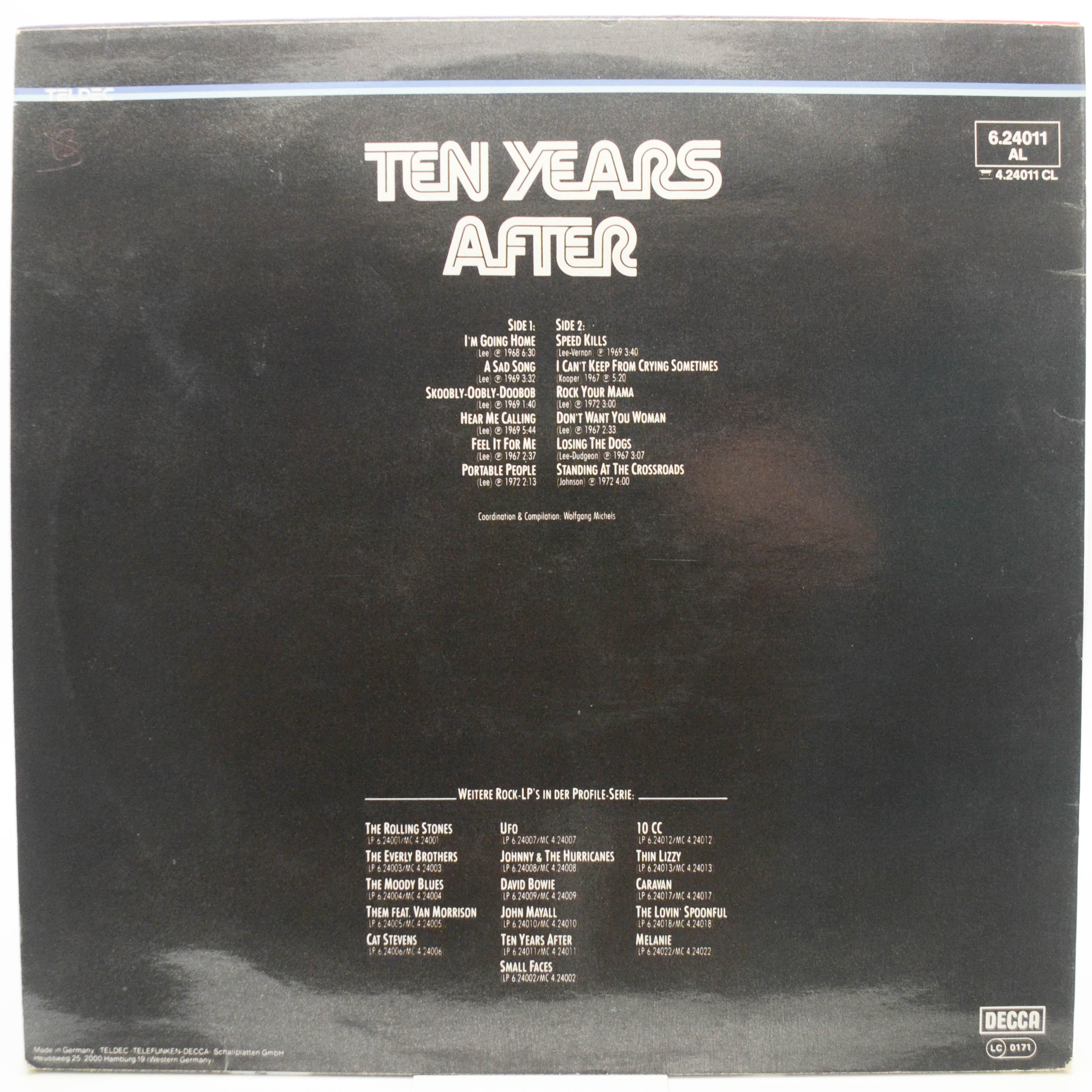 Виниловая пластинка Ten Years After — Ten Years After, 1979