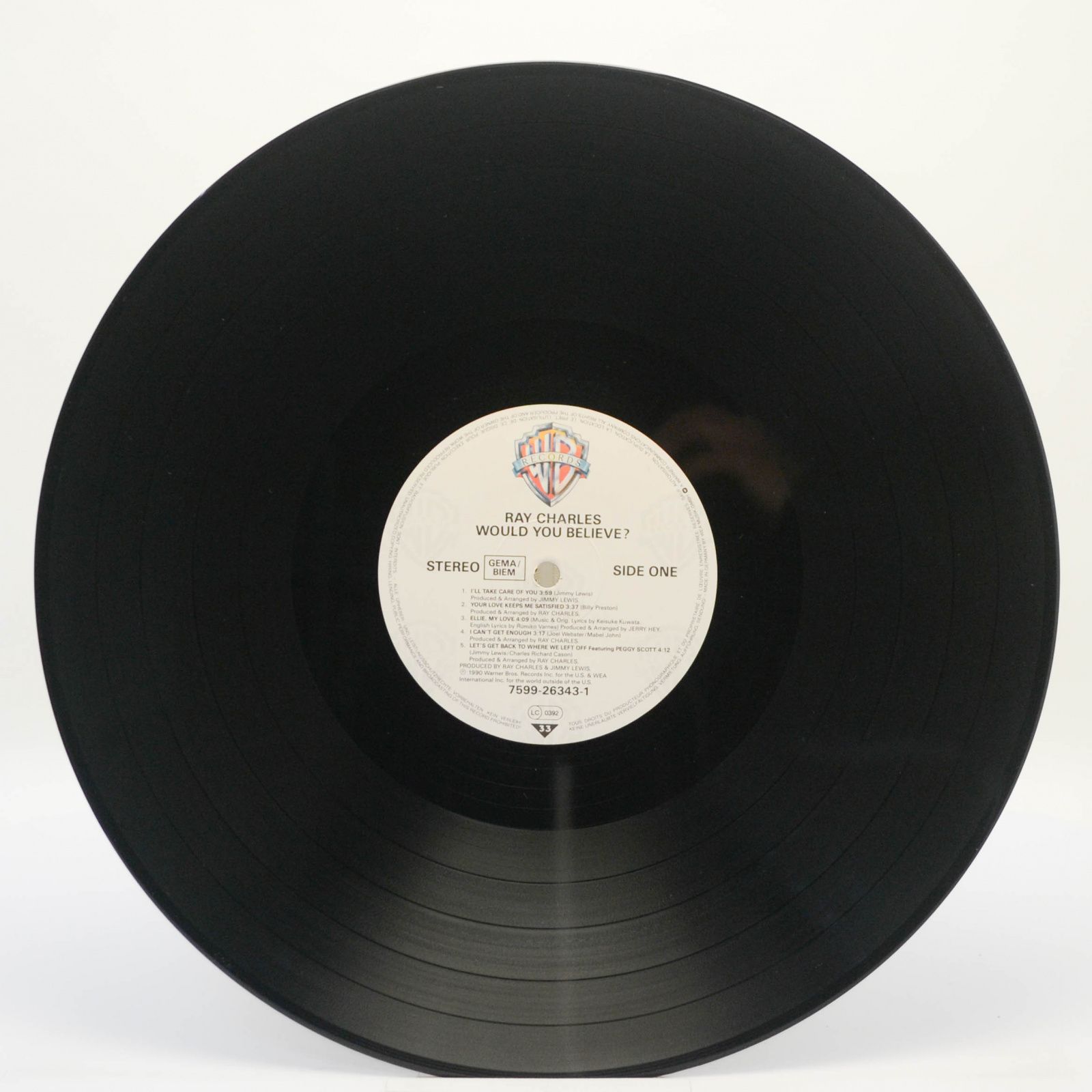 Ray Charles — Would You Believe ?, 1990