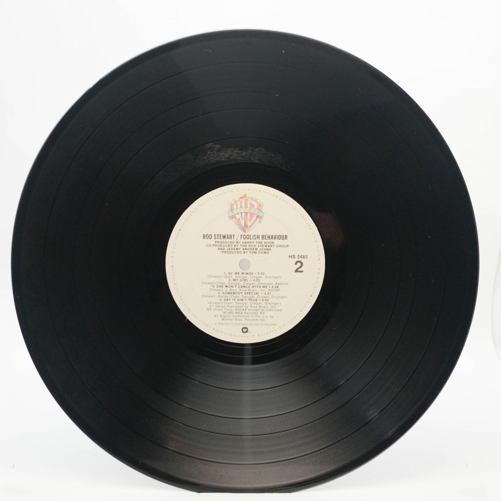 Rod Stewart — Foolish Behaviour (USA, poster), 1980