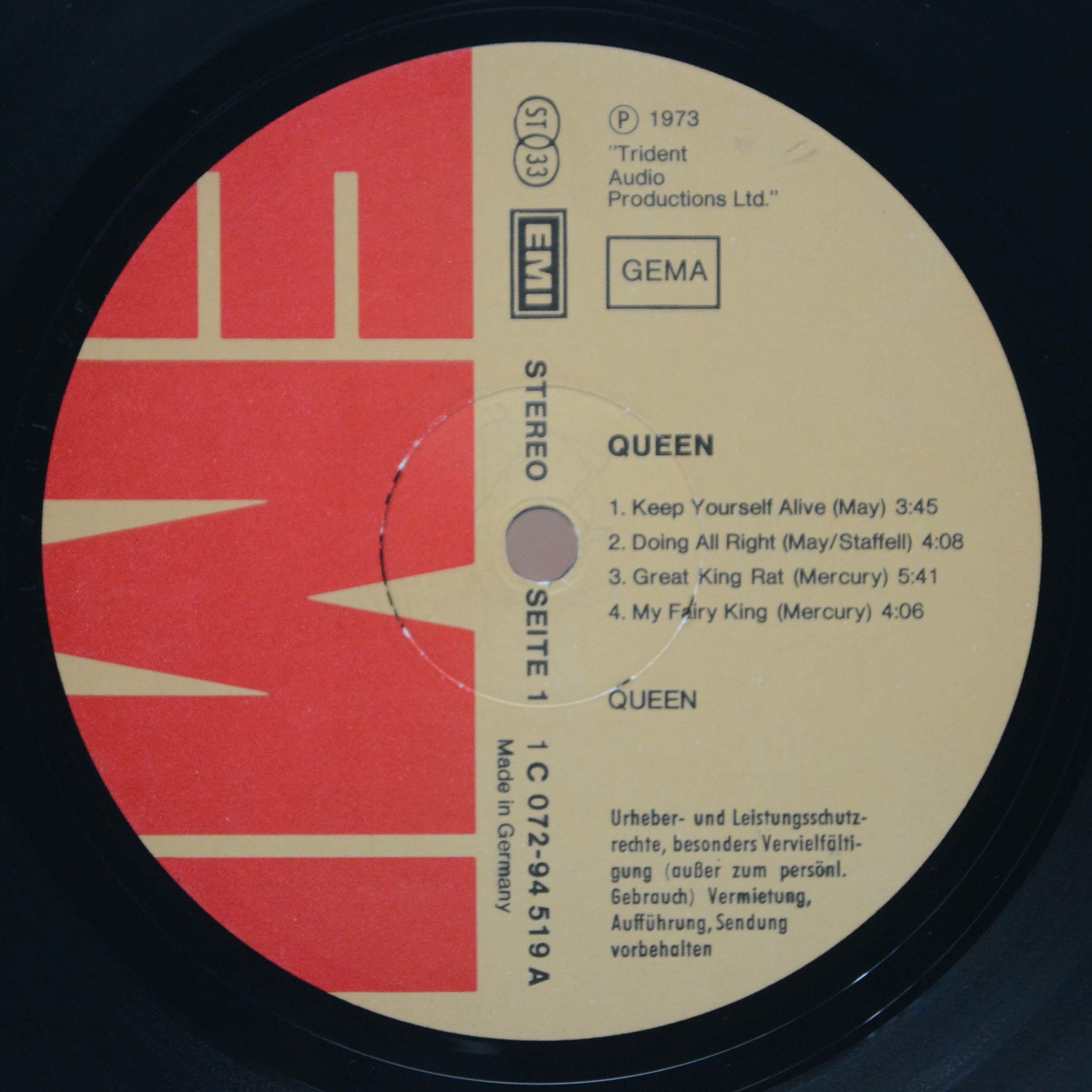 Queen — Queen, 1973