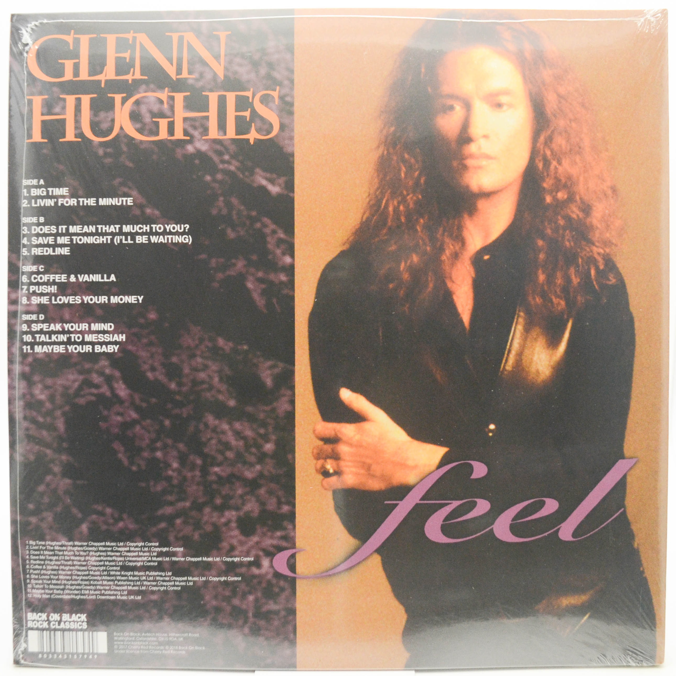 Виниловая пластинка Glenn Hughes — Feel (2LP), 1995