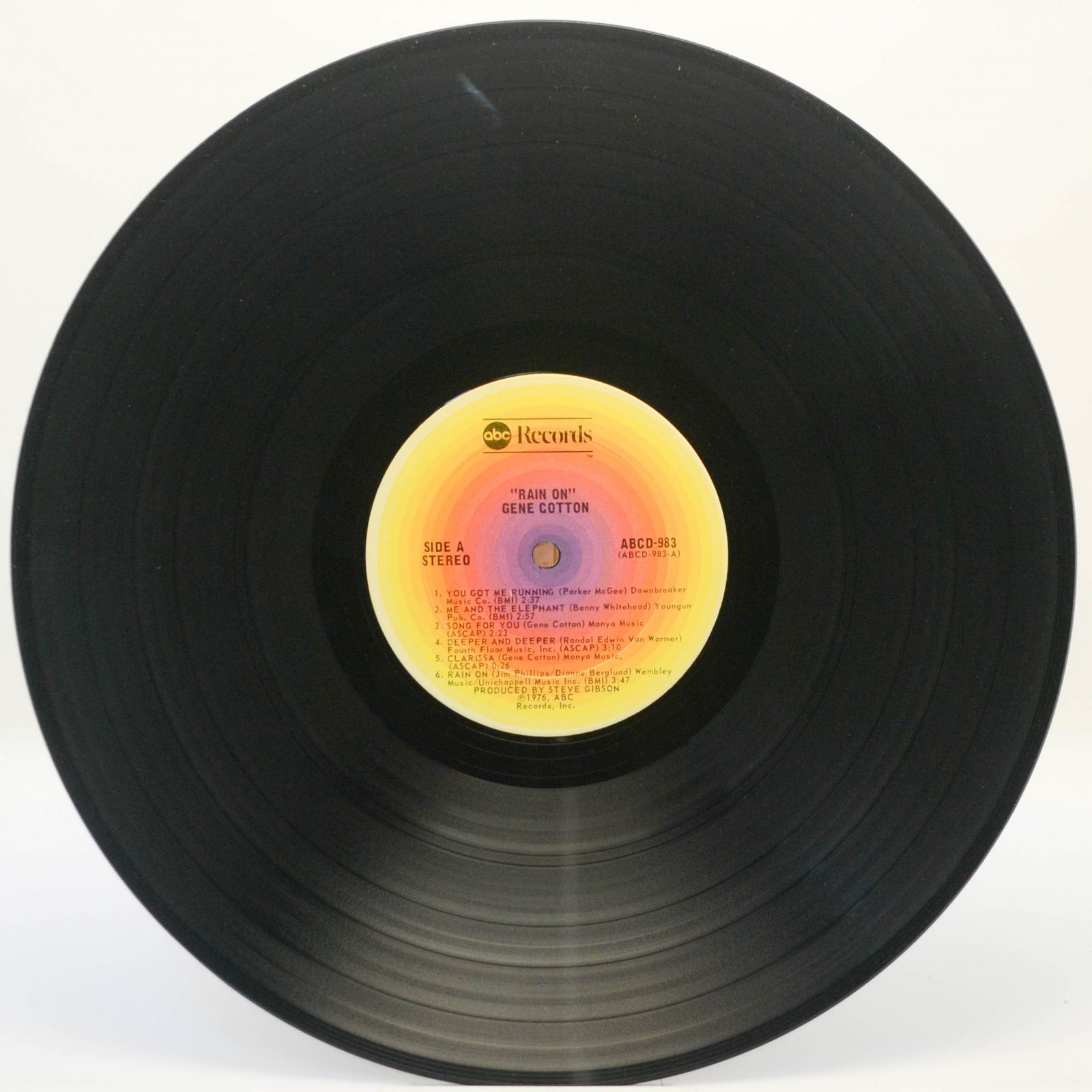 Виниловая пластинка Gene Cotton — Rain On (USA), 1976