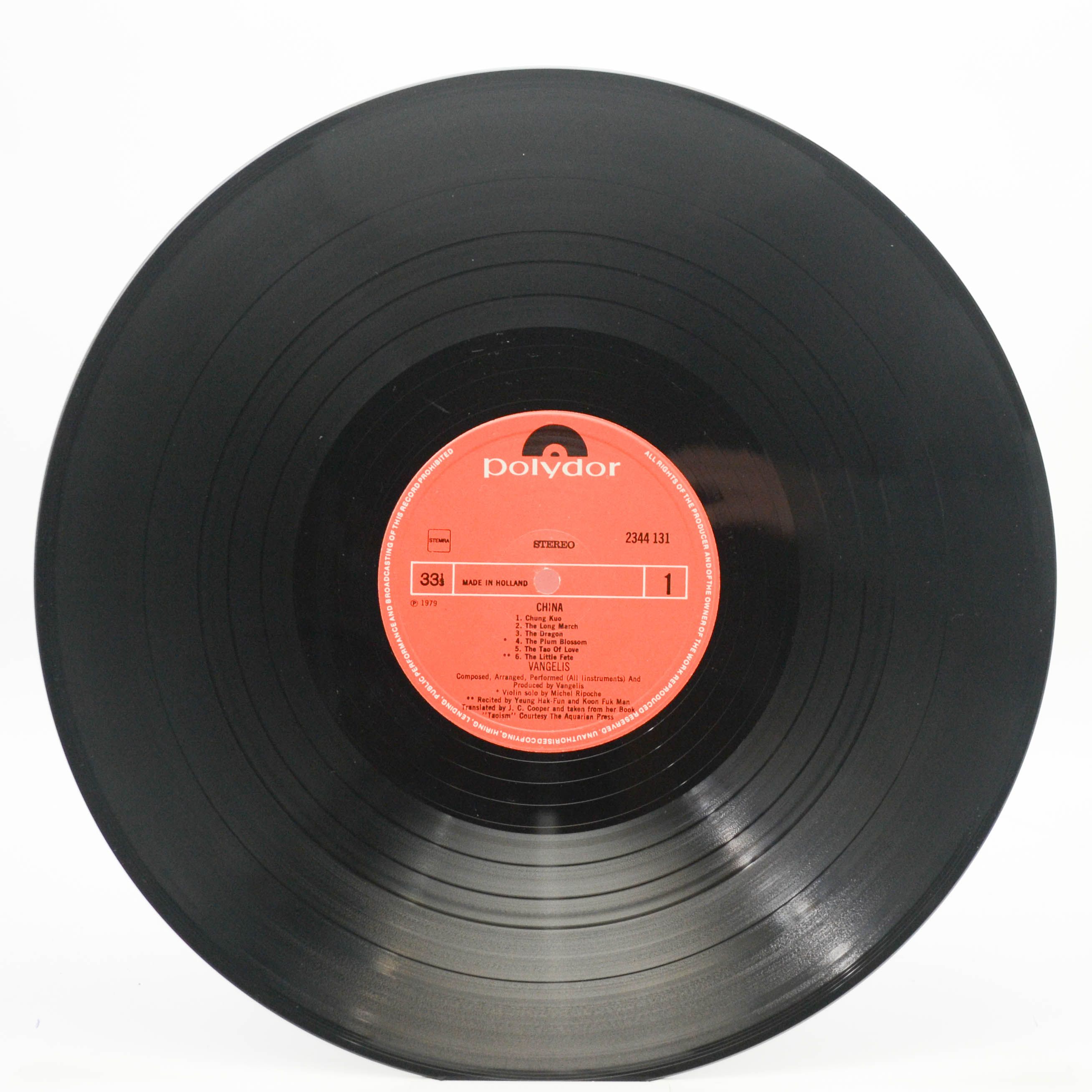 Vangelis — China = 中國, 1979