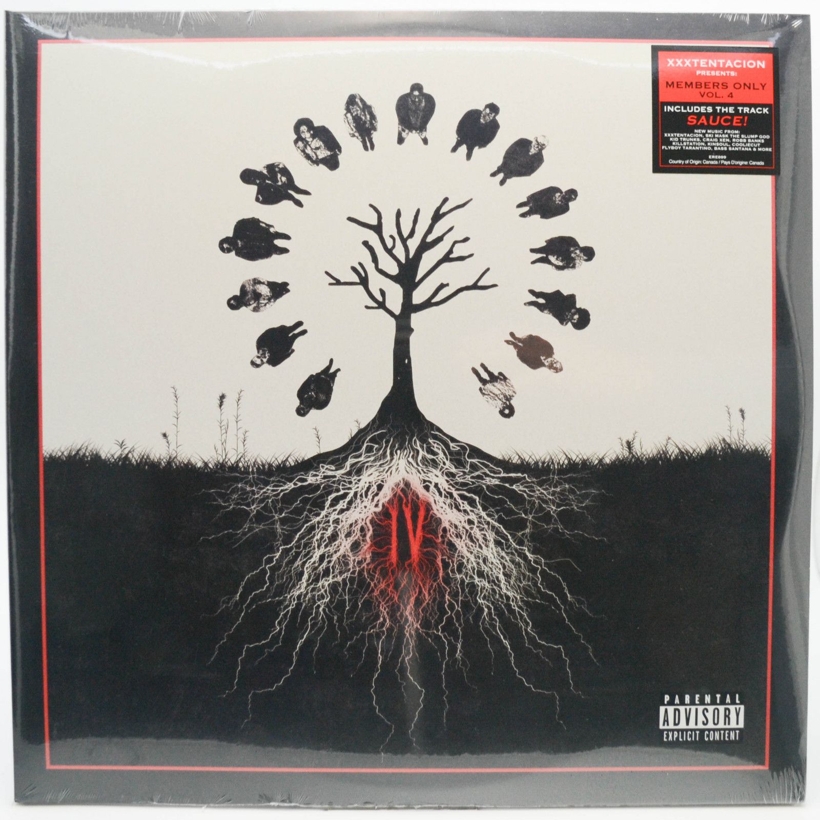 Виниловая пластинка Xxxtentacion — Members Only Vol. 4 (2LP, USA), 2019