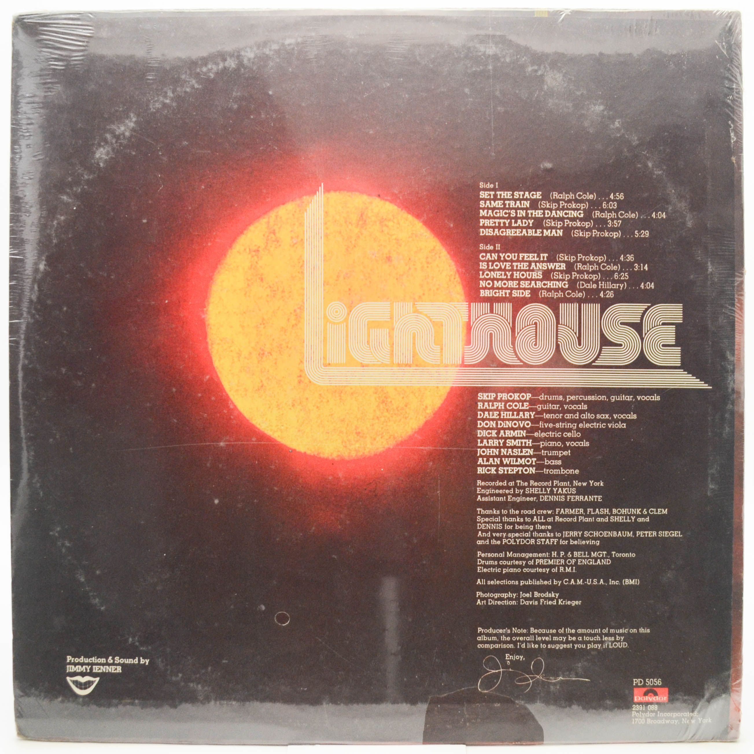 Виниловая пластинка Lighthouse — Can You Feel It (USA), 1973
