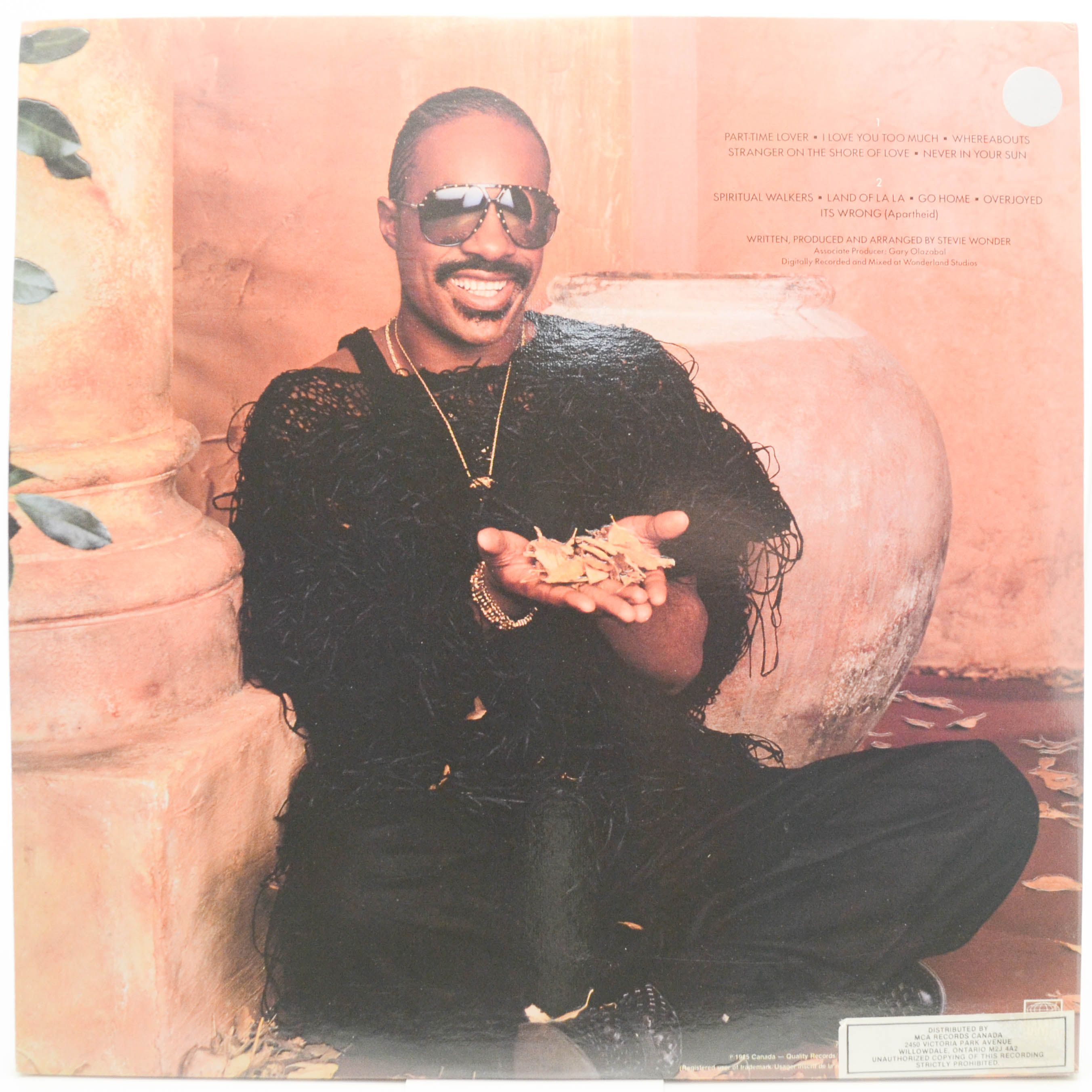 Виниловая пластинка Stevie Wonder — In Square Circle (booklet), 1985
