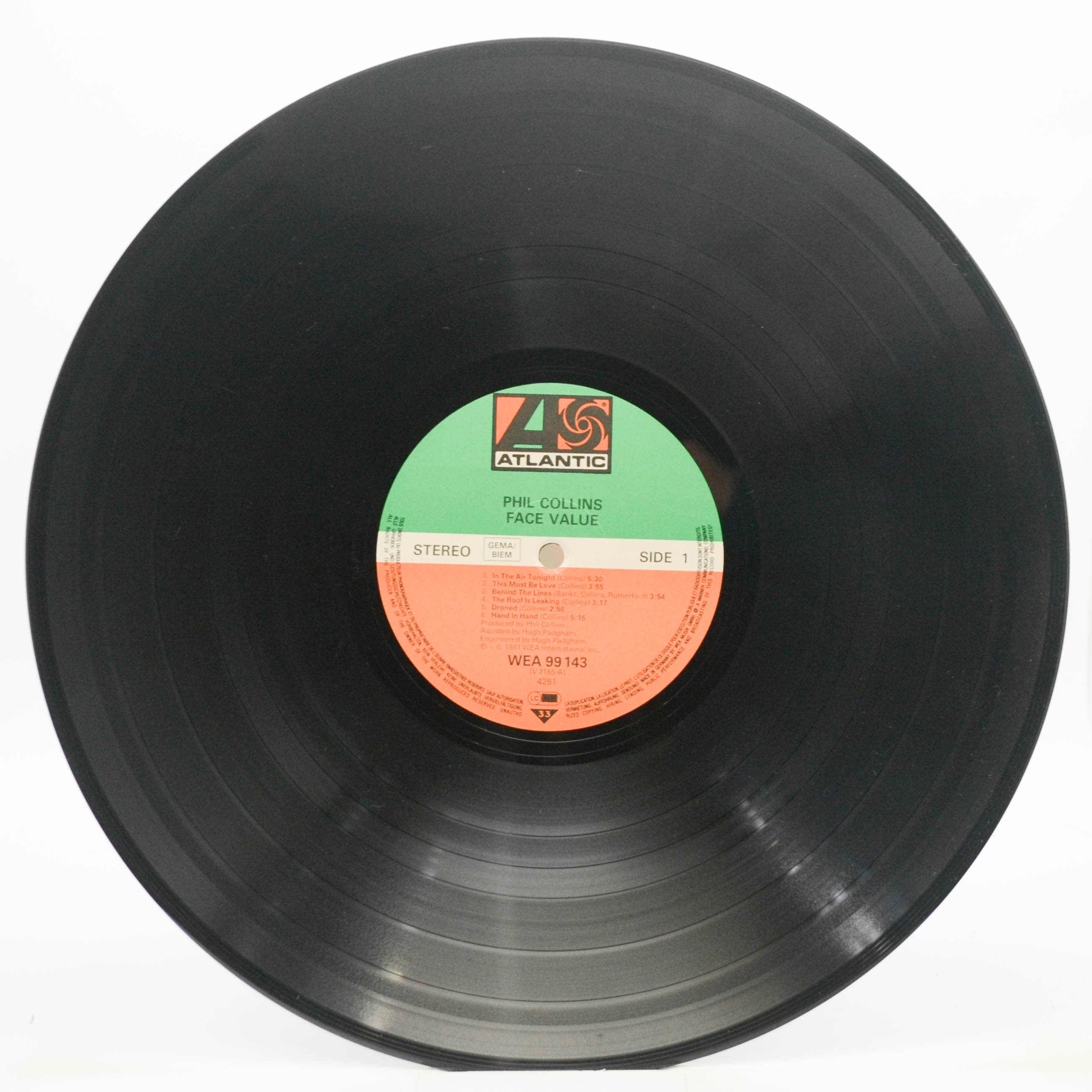 Phil Collins — Face Value, 1981