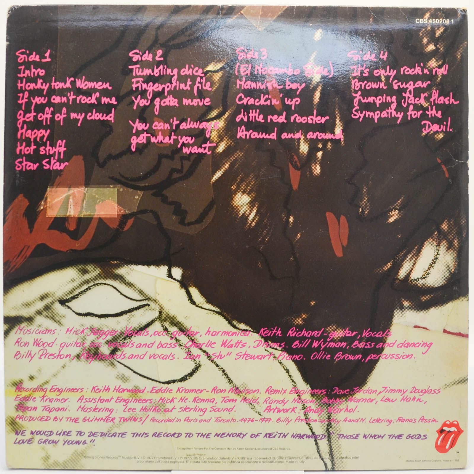 Rolling Stones — Love You Live (2LP), 1977
