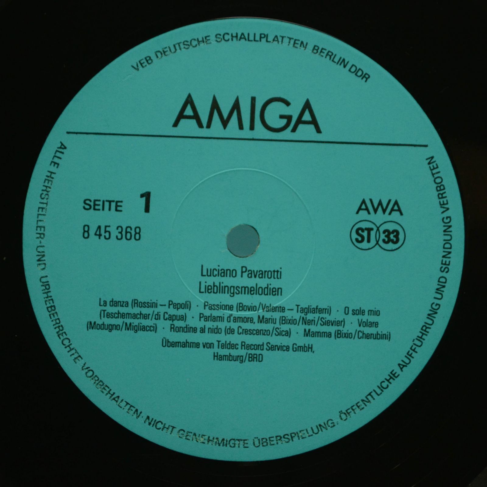 Luciano Pavarotti — Lieblingsmelodien, 1989