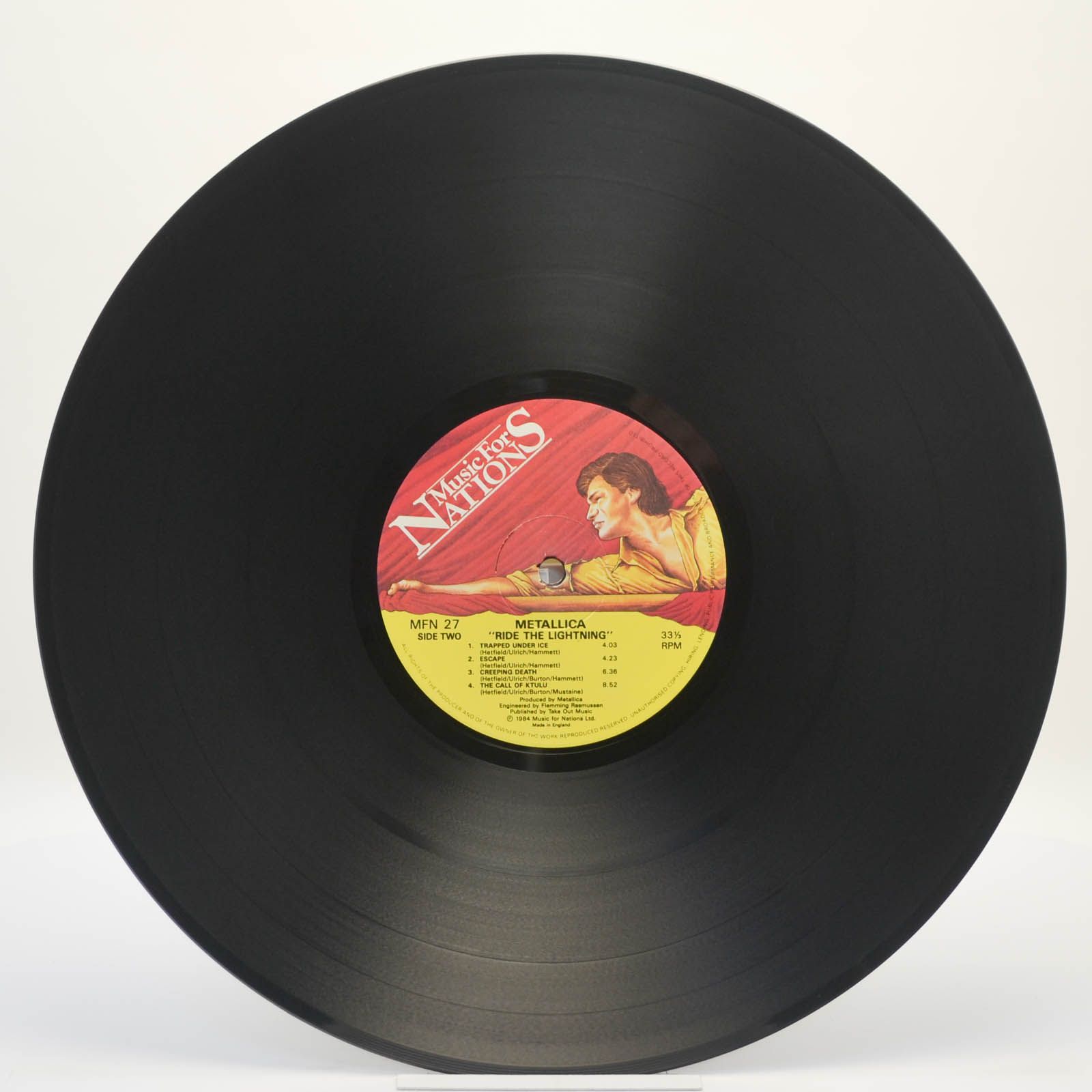 Metallica — Ride The Lightning (UK), 1984