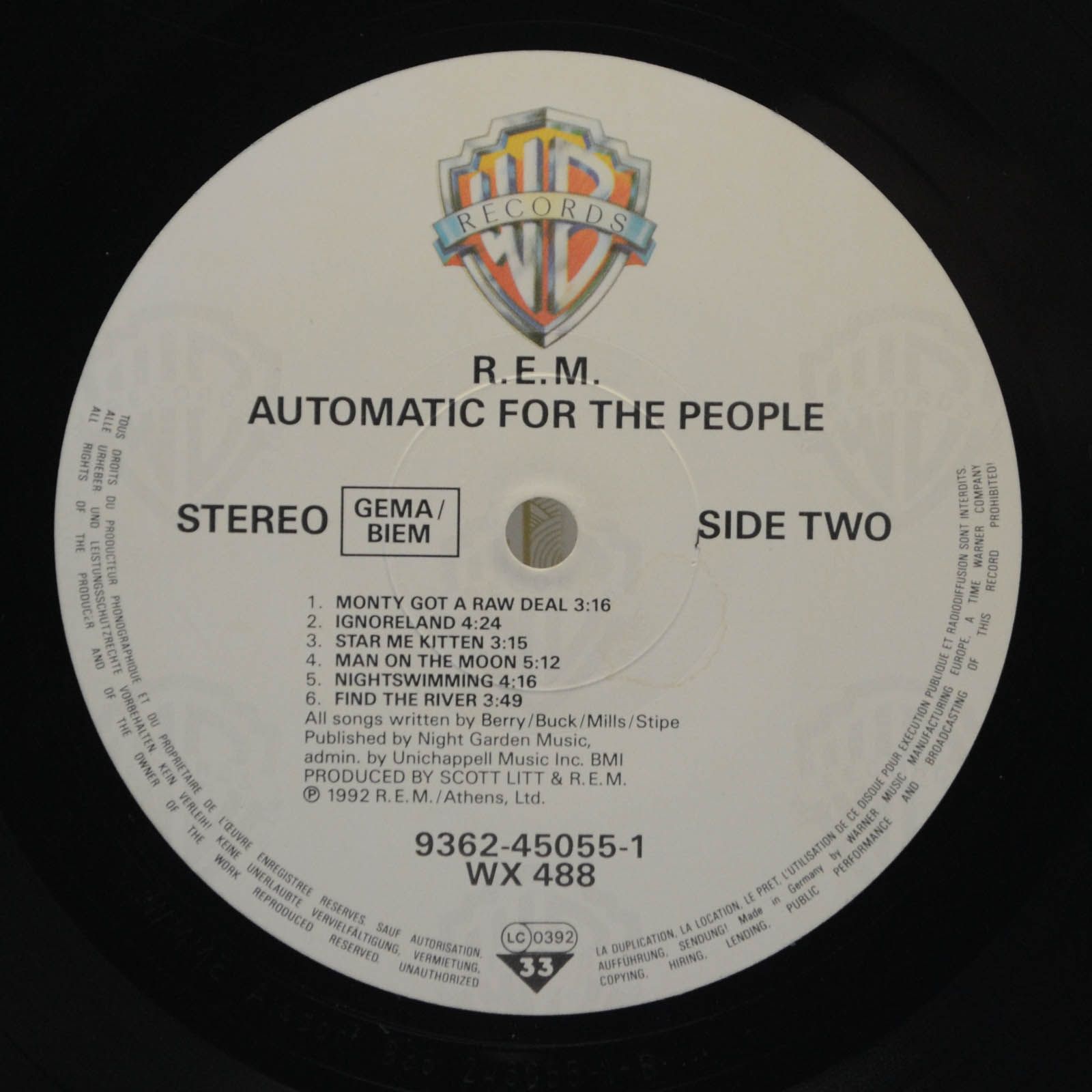 R.E.M. — Automatic For The People, 1992