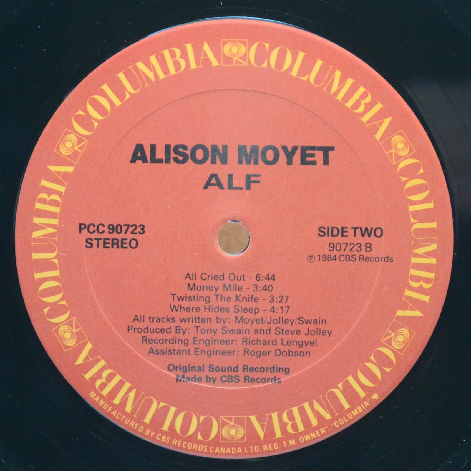 Виниловая пластинка Alison Moyet — Alf, 1985