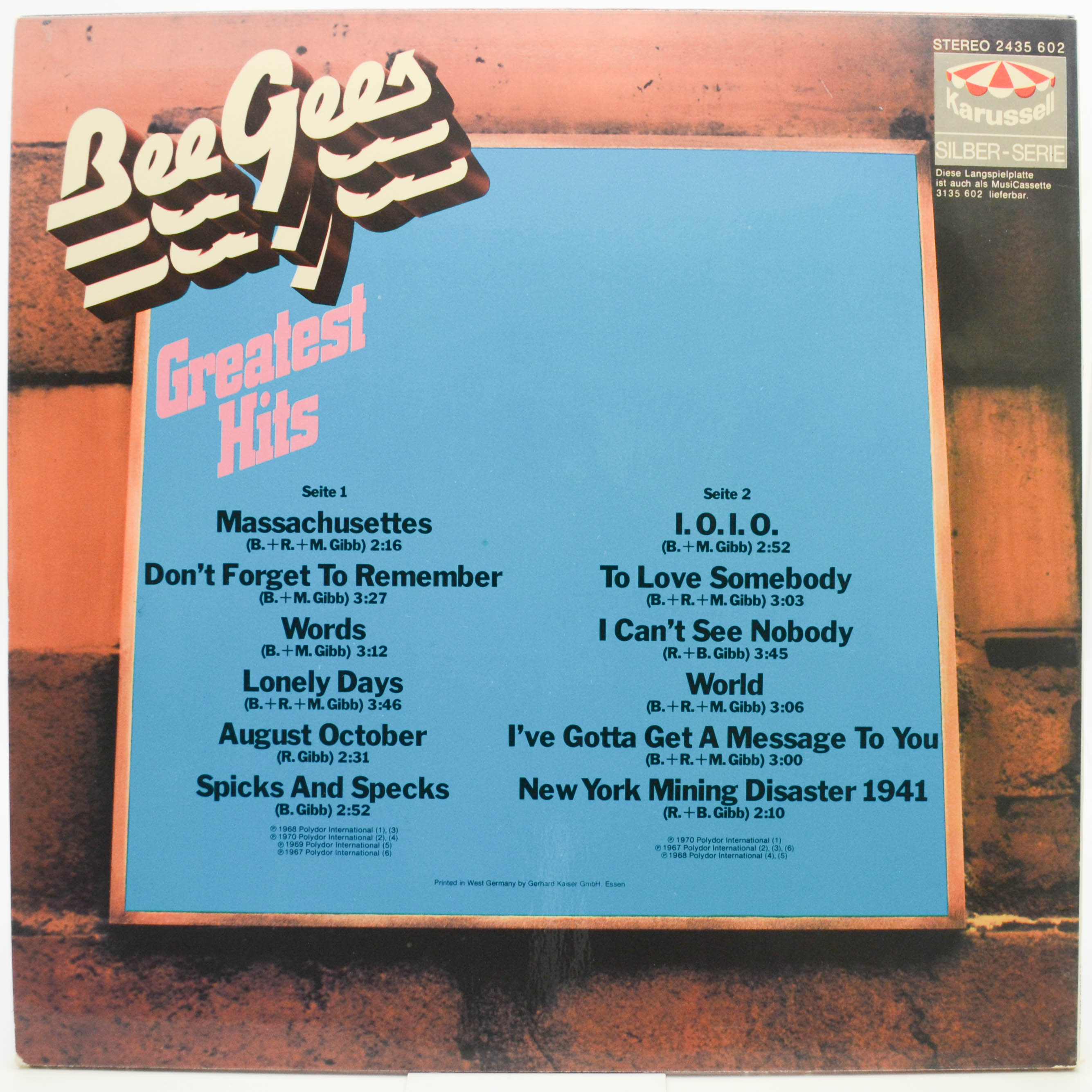 Bee Gees — Greatest Hits, 1975