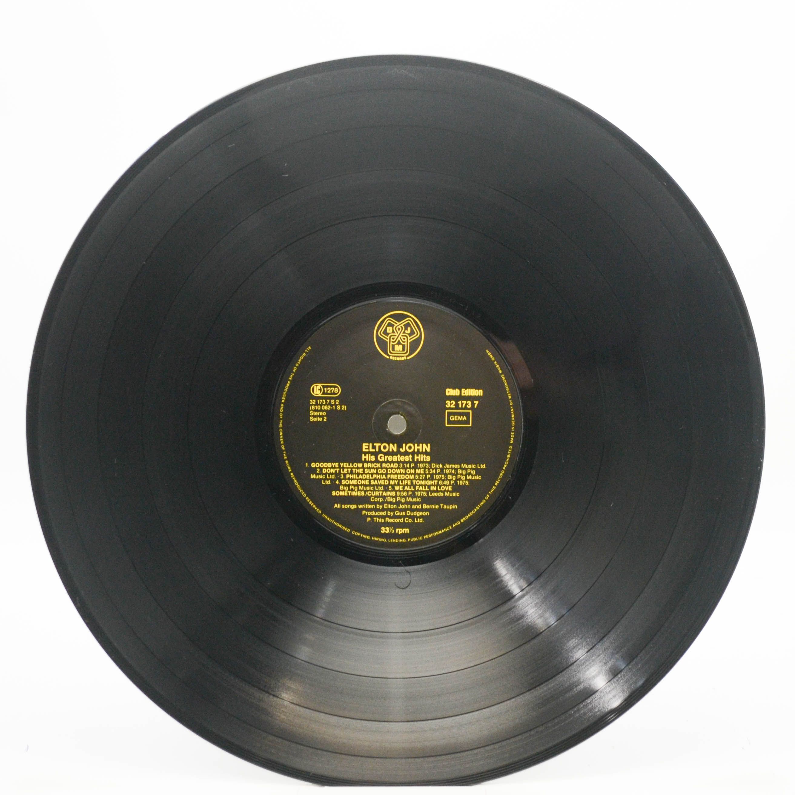 Elton John — His Greatest Hits, 1984