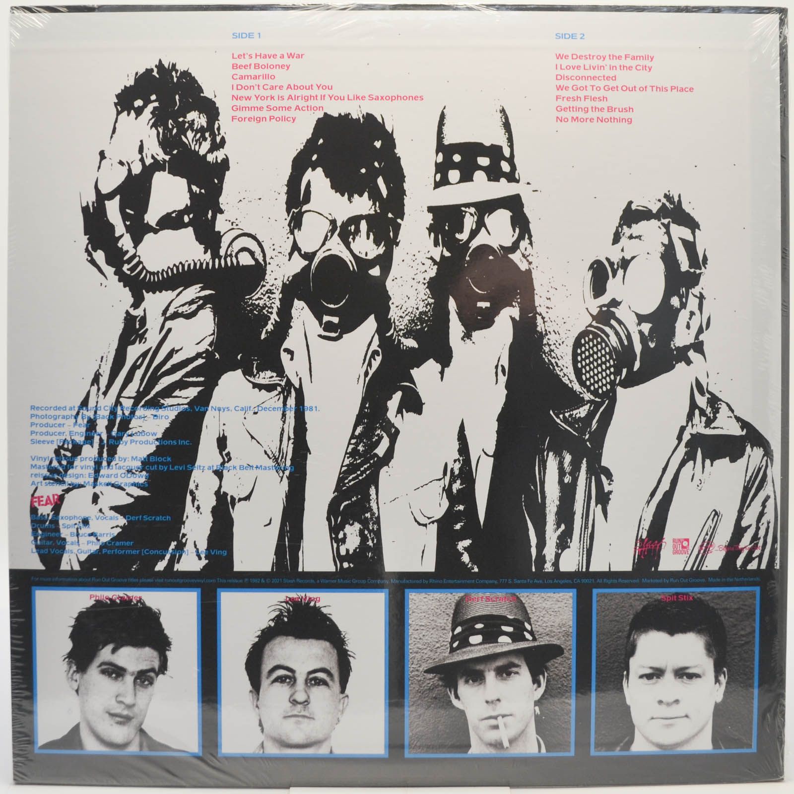 Виниловая пластинка Fear — The Record, 1982