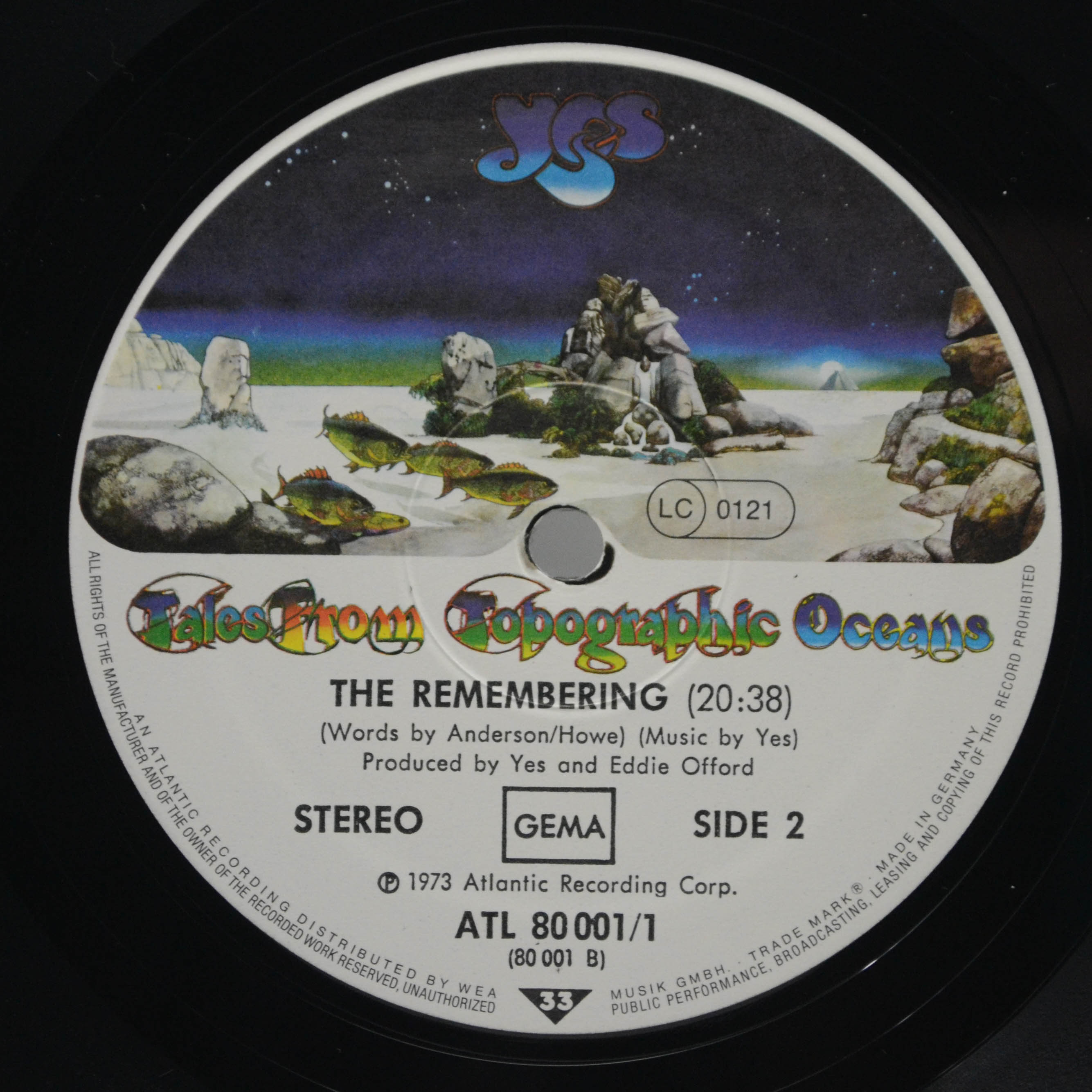 Виниловая пластинка Yes — Tales From Topographic Oceans (2LP), 1973
