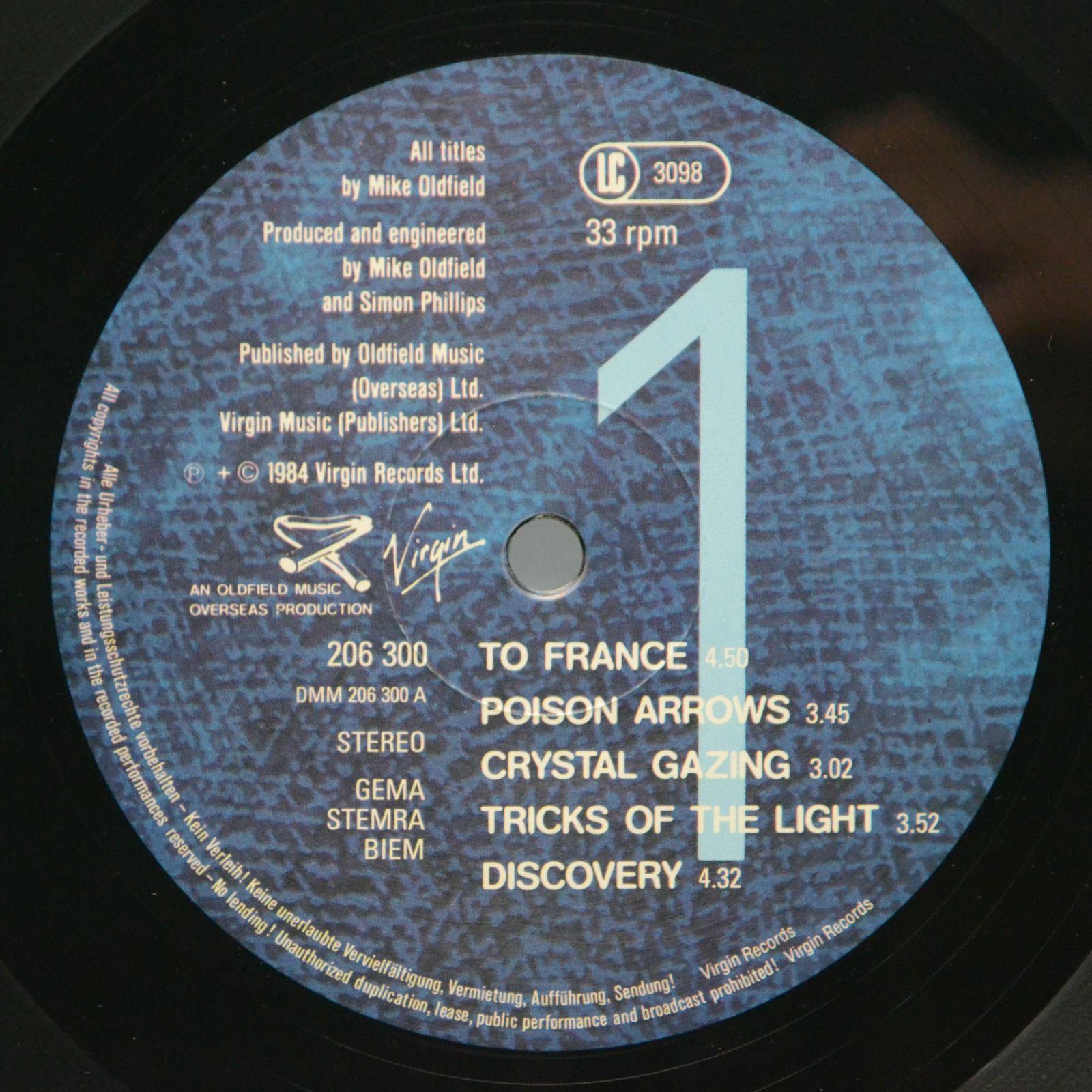 Mike Oldfield — Discovery, 1984