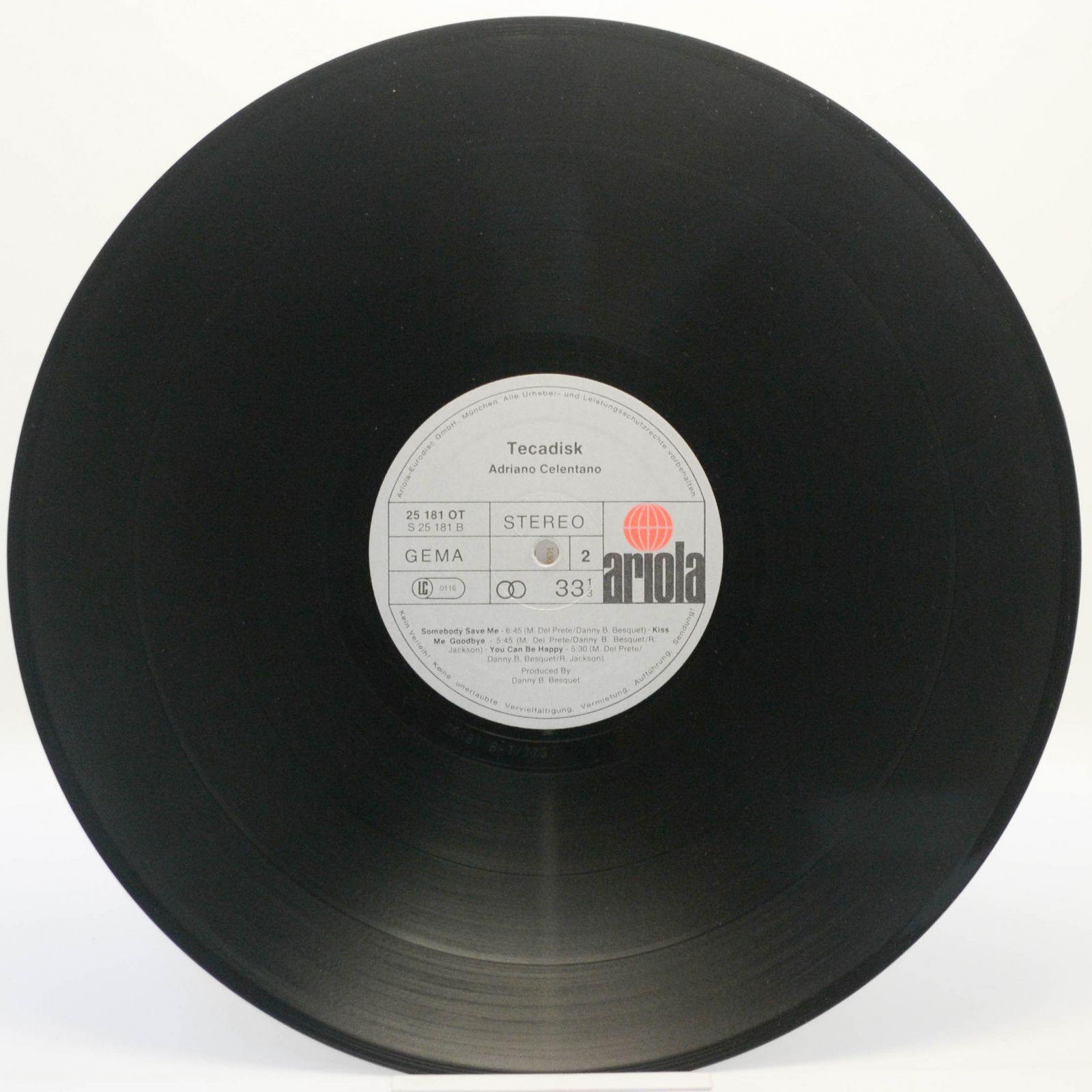 Adriano Celentano — Tecadisk, 1977