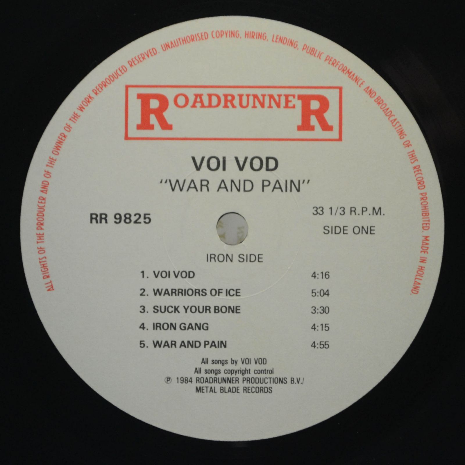 Voïvod — War And Pain, 1984