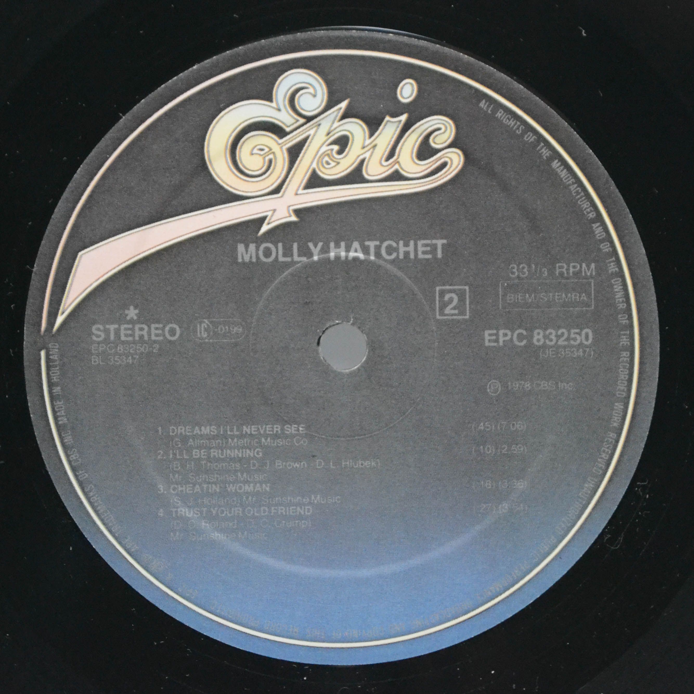 Виниловая пластинка Molly Hatchet — Molly Hatchet, 1978