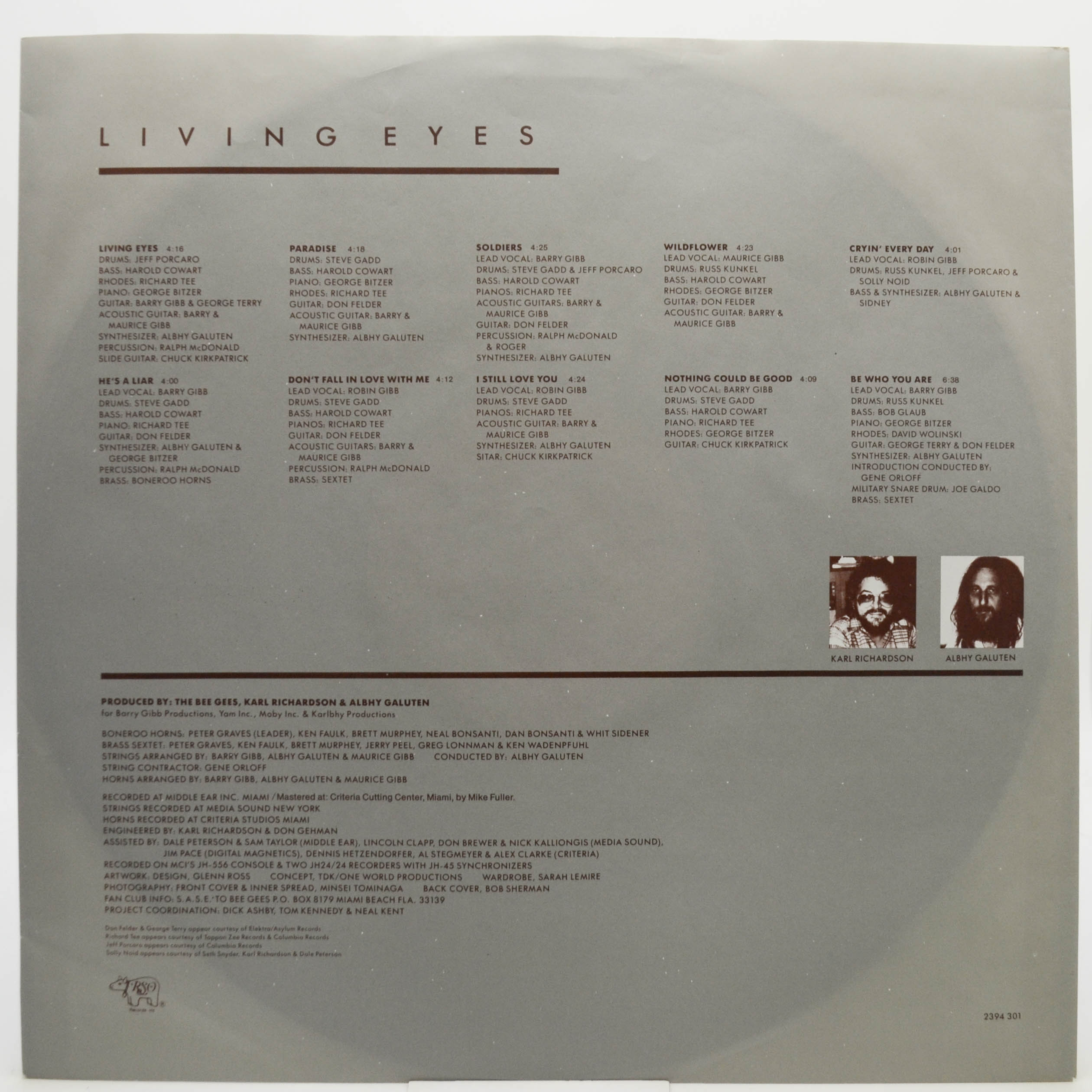 Bee Gees — Living Eyes, 1981