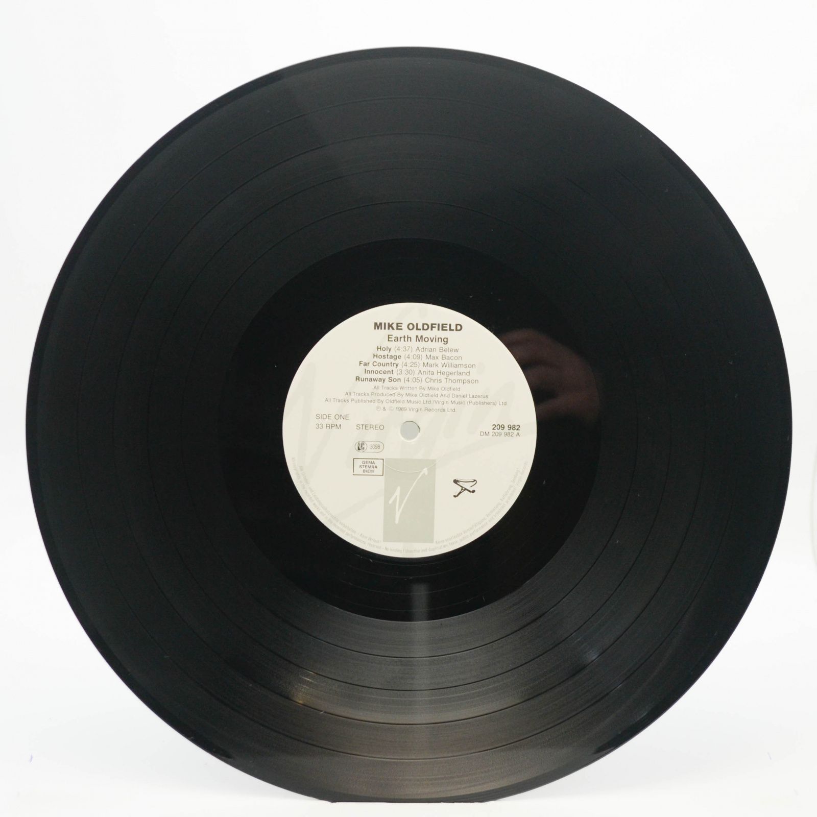 Mike Oldfield — Earth Moving, 1989