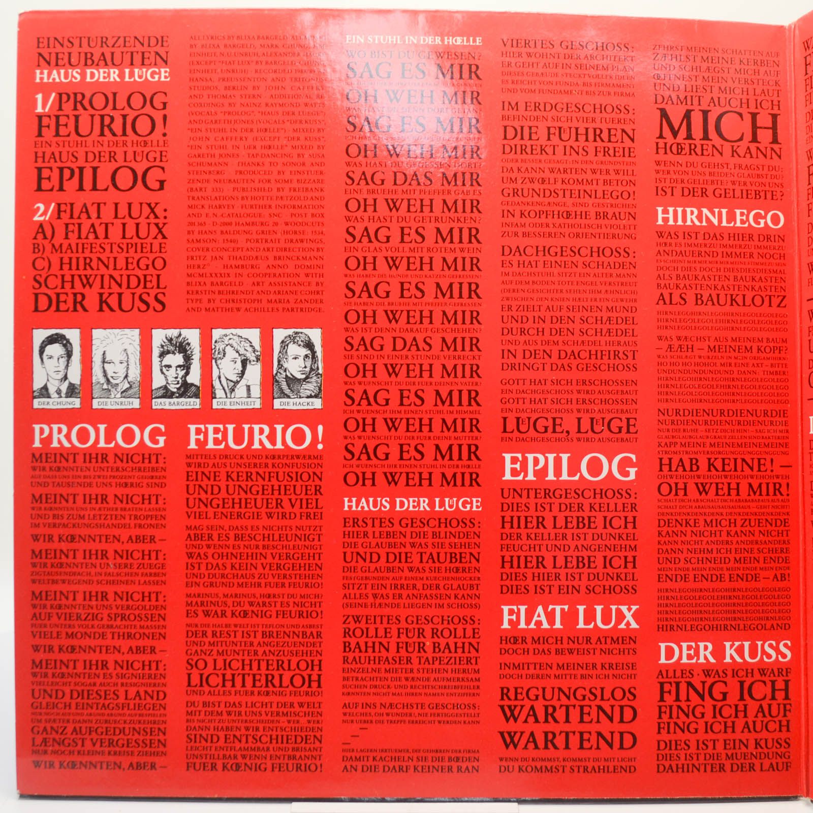Einsturzende Neubauten — Haus Der Luege, 1989