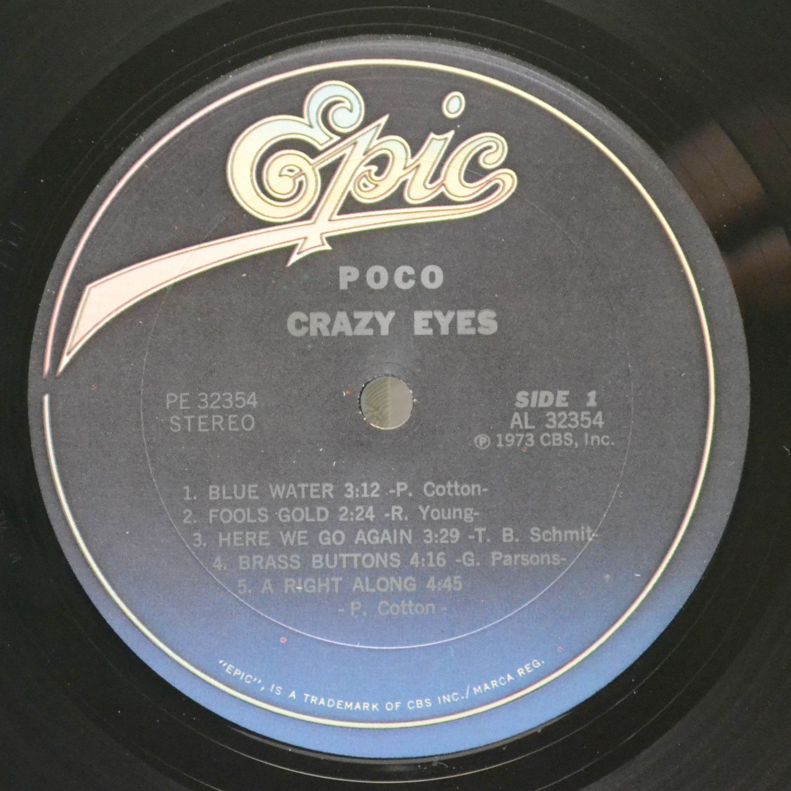 Виниловая пластинка Poco — Crazy Eyes (USA), 1973