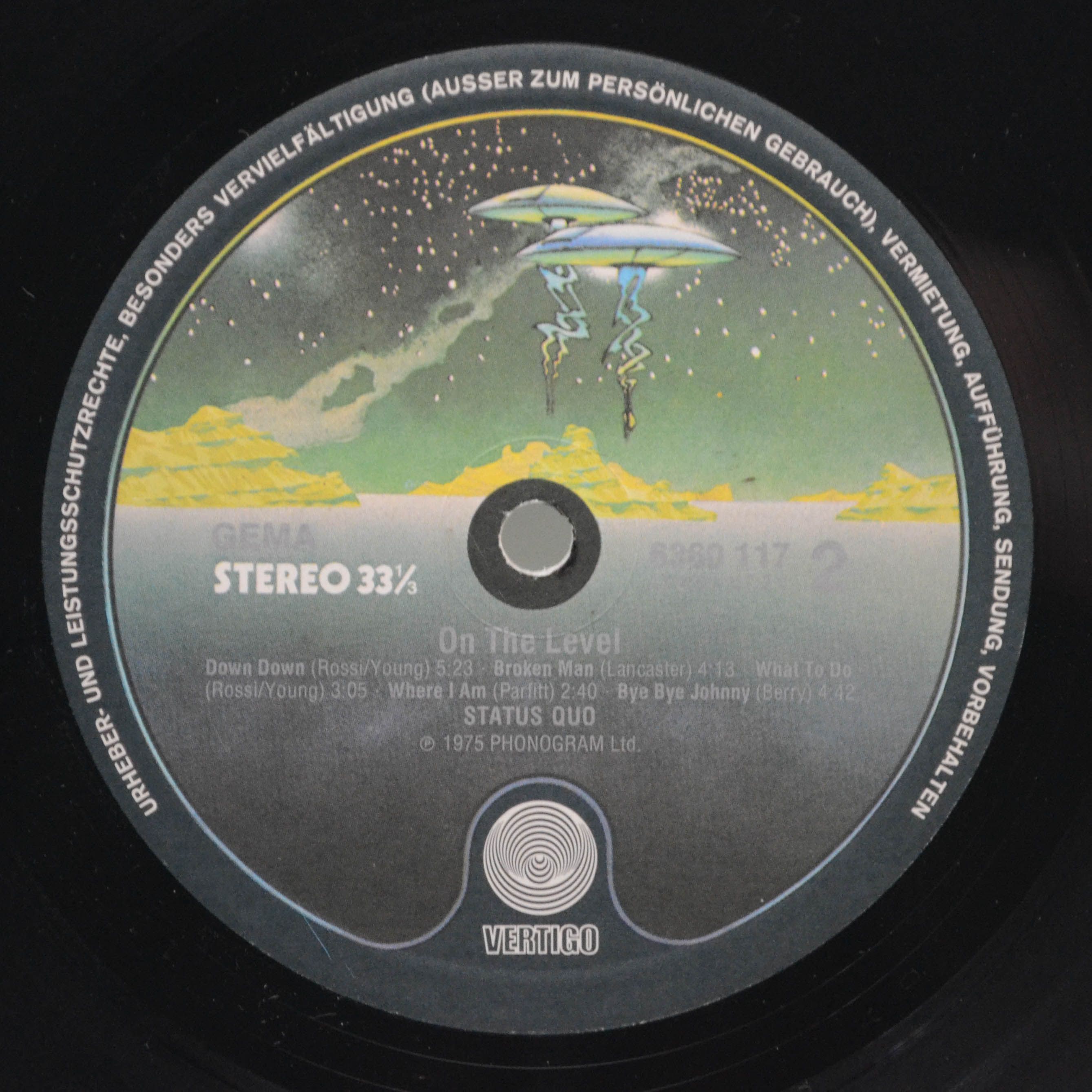 Виниловая пластинка Status Quo — On The Level, 1975